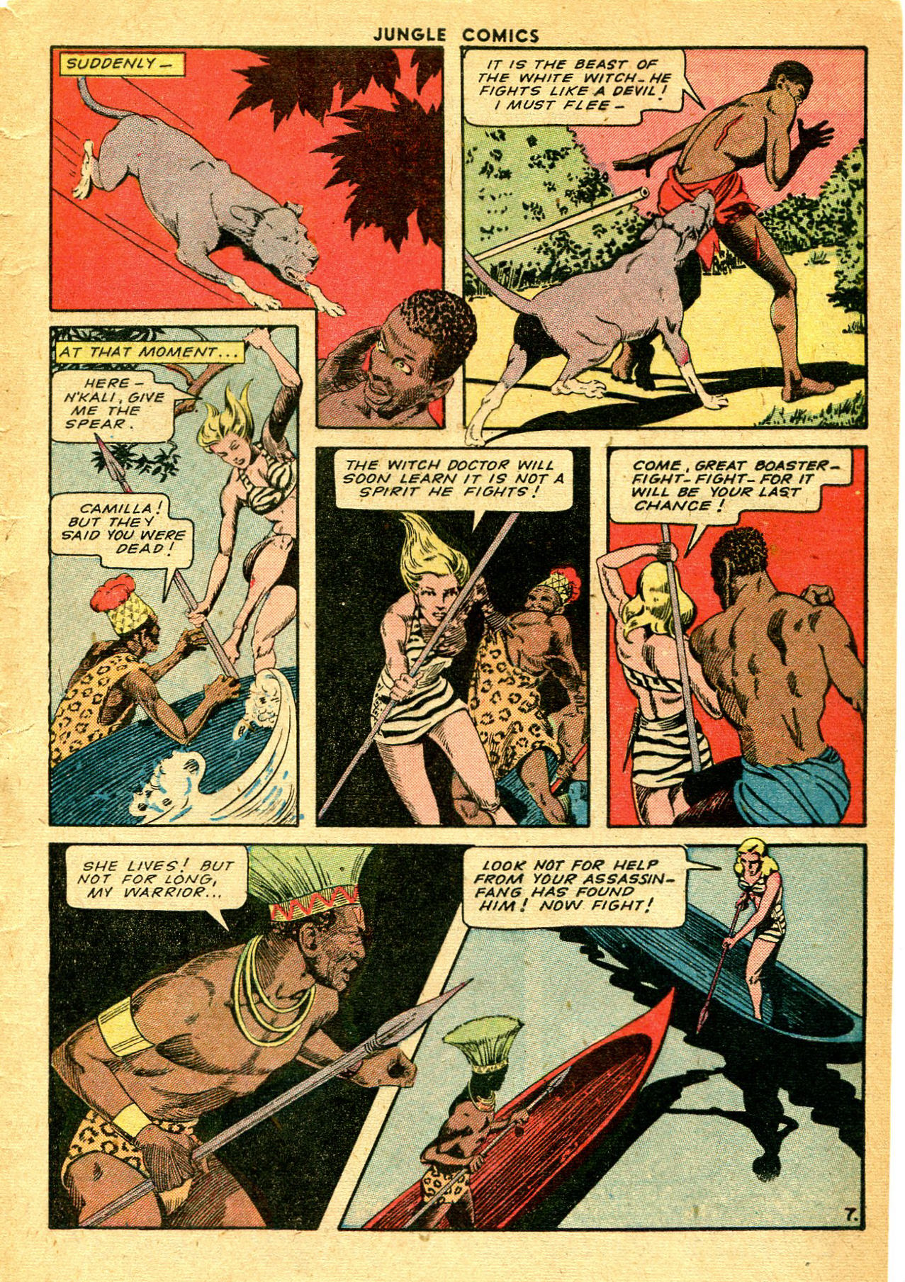 Read online Jungle Comics comic -  Issue #66 - 49