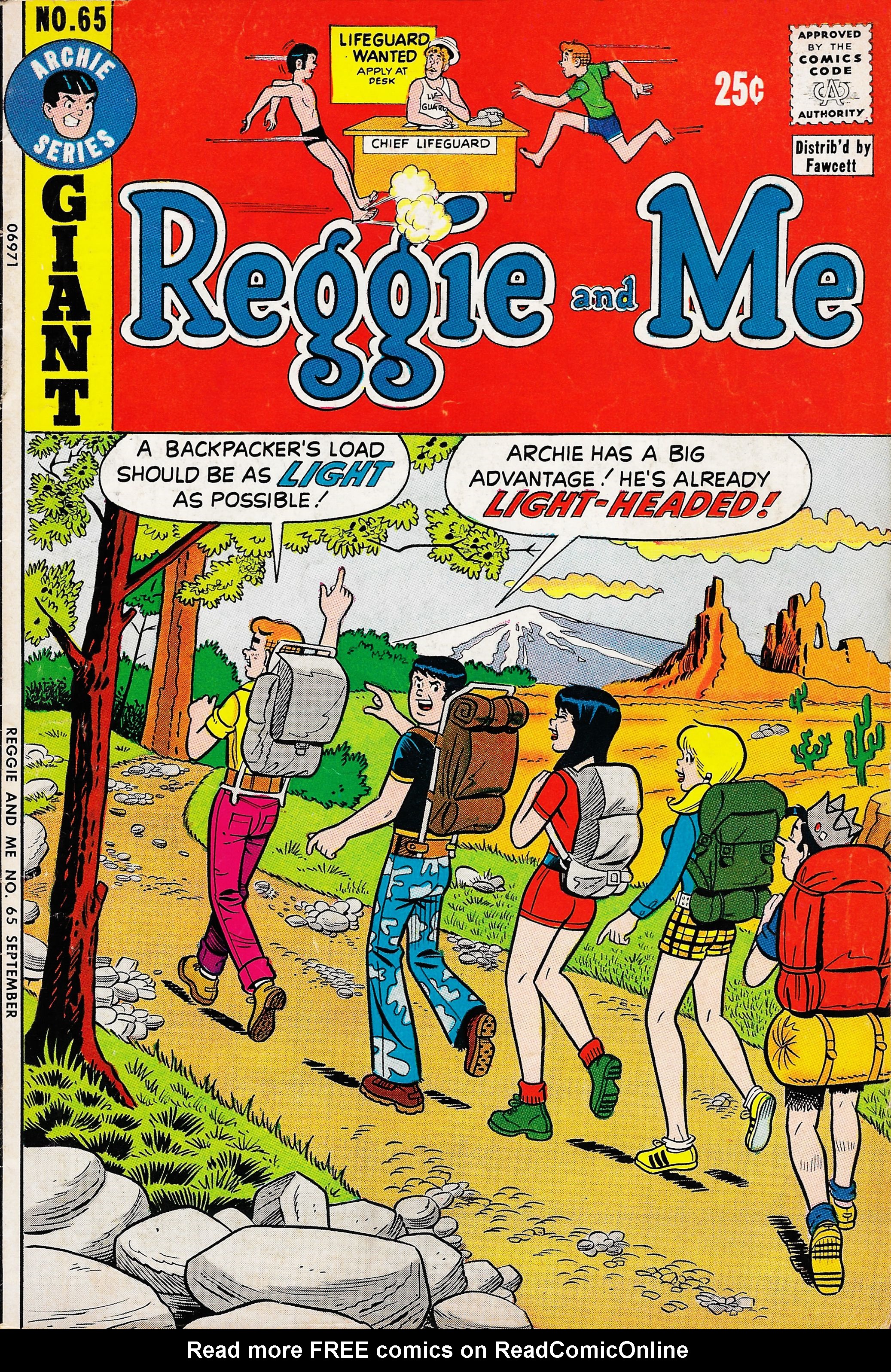 Read online Reggie and Me (1966) comic -  Issue #65 - 1