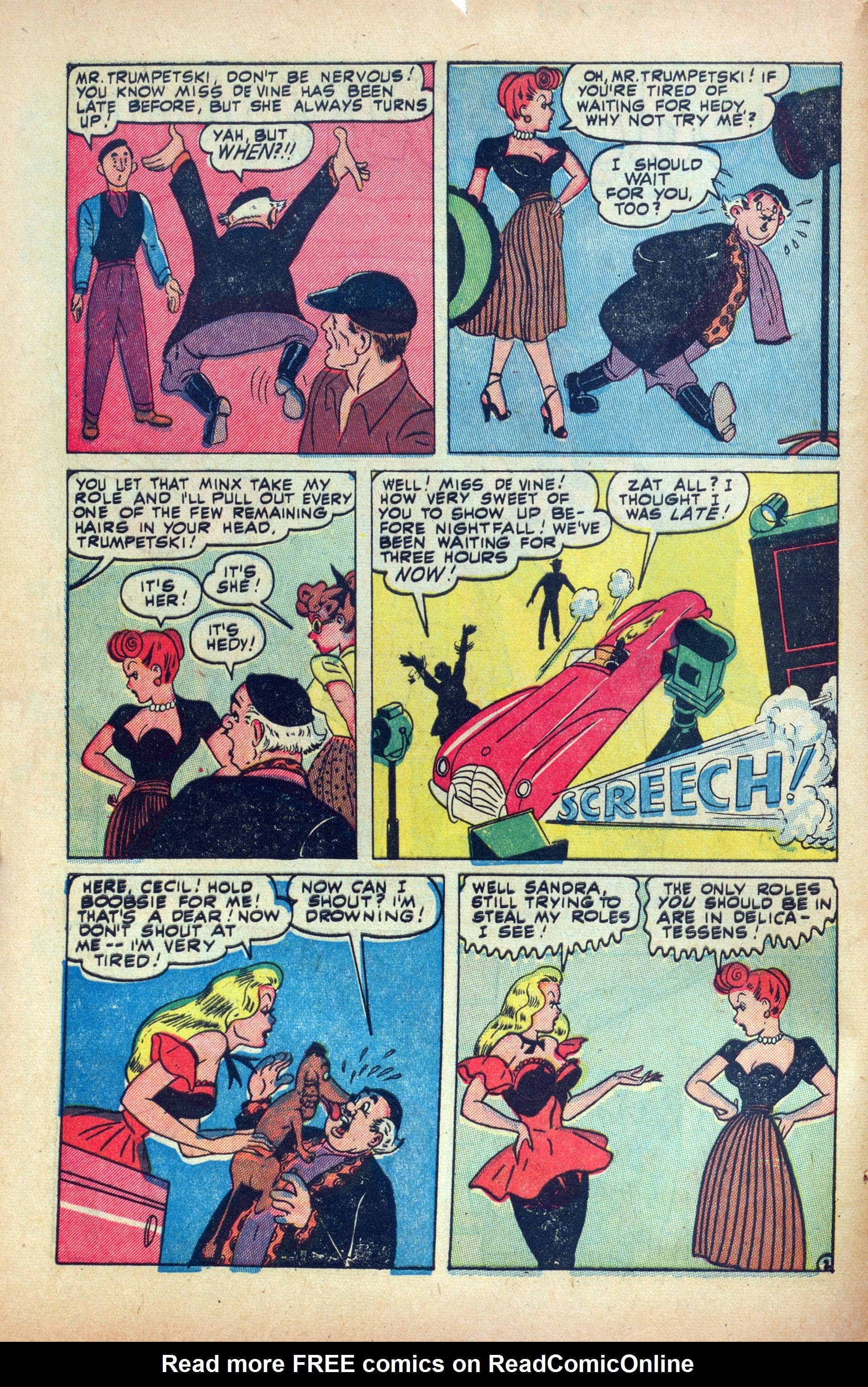 Read online Hedy Of Hollywood Comics comic -  Issue #44 - 4