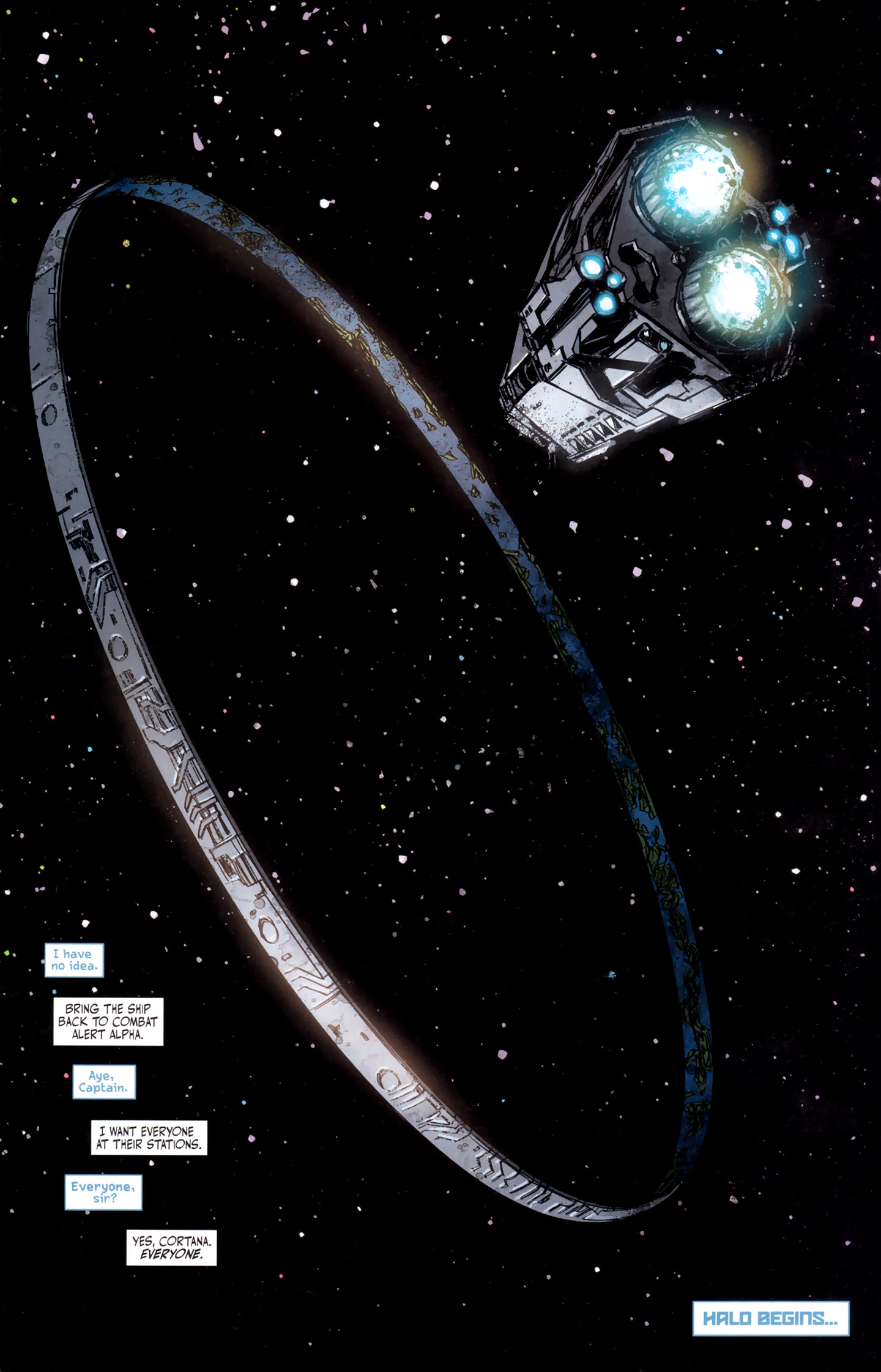 Read online Halo: Fall Of Reach - Invasion comic -  Issue #4 - 34