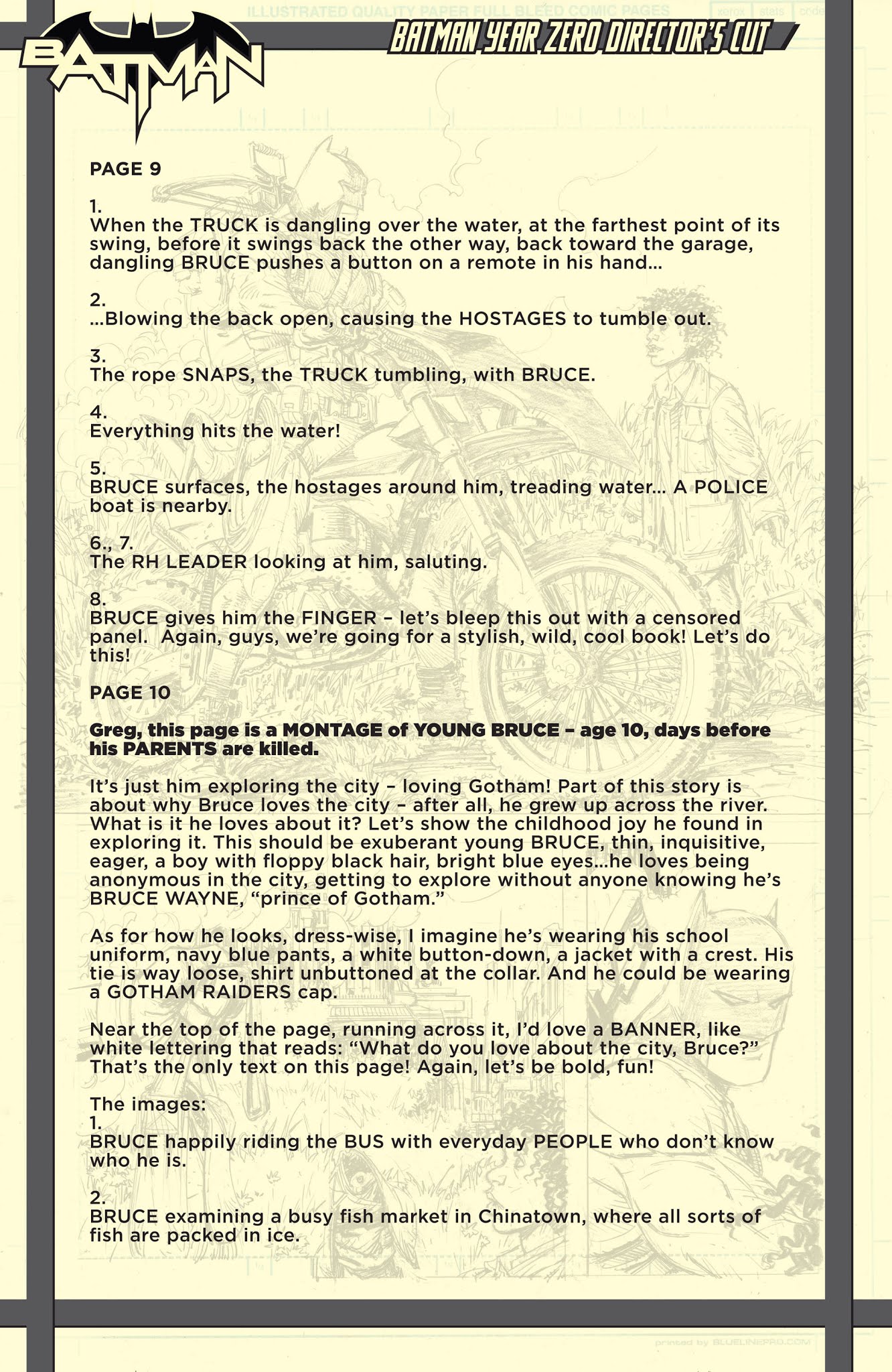 Read online Batman Zero Year Director's Cut comic -  Issue # Full - 36