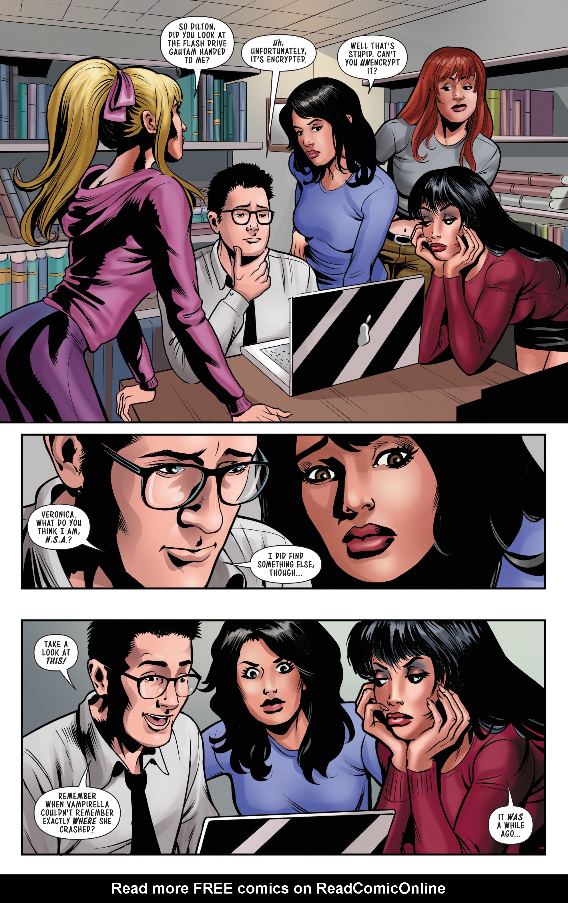 Read online Red Sonja and Vampirella Meet Betty and Veronica comic -  Issue #7 - 14