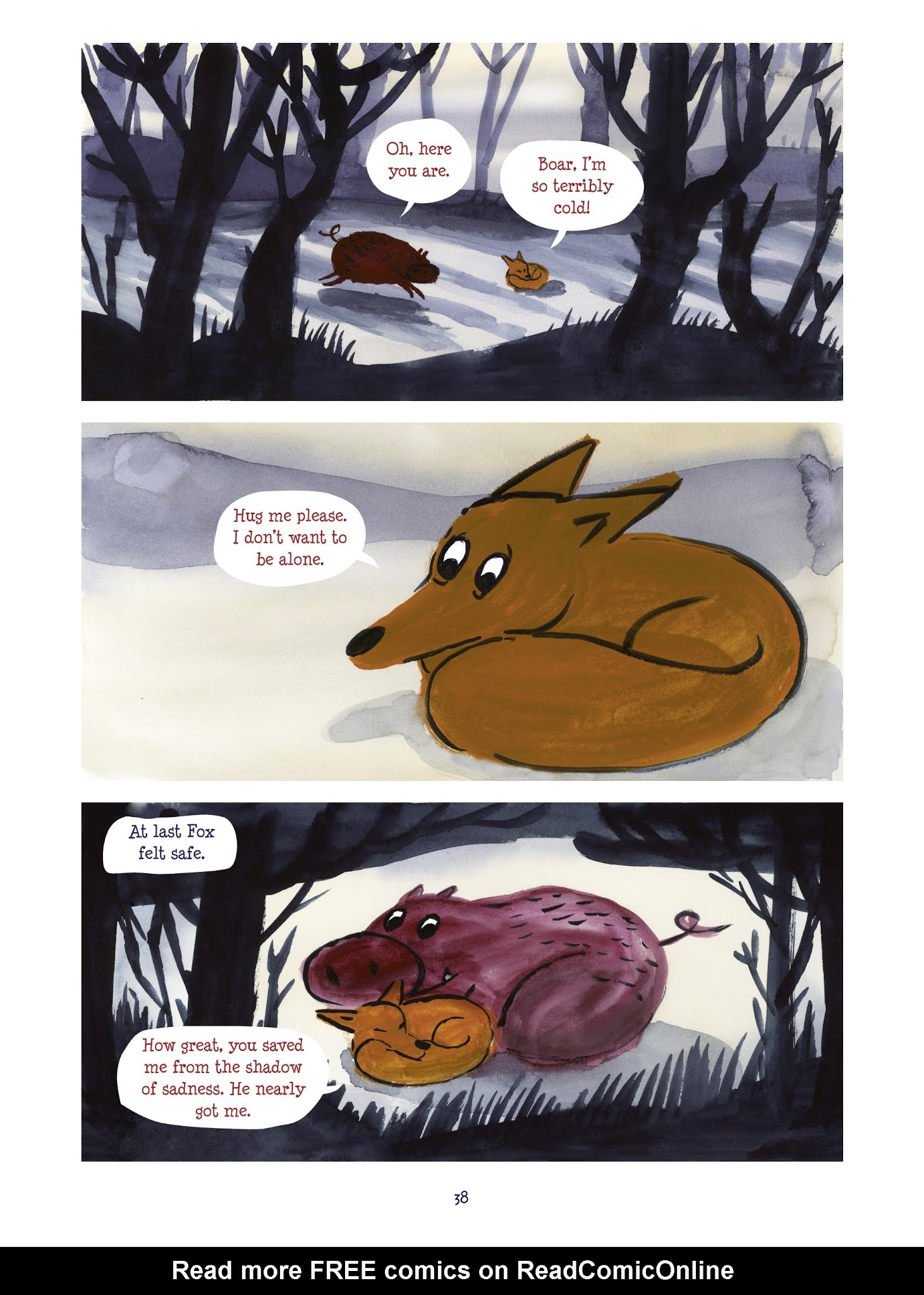 Read online Tiny Fox and Great Boar comic -  Issue #3 - 38
