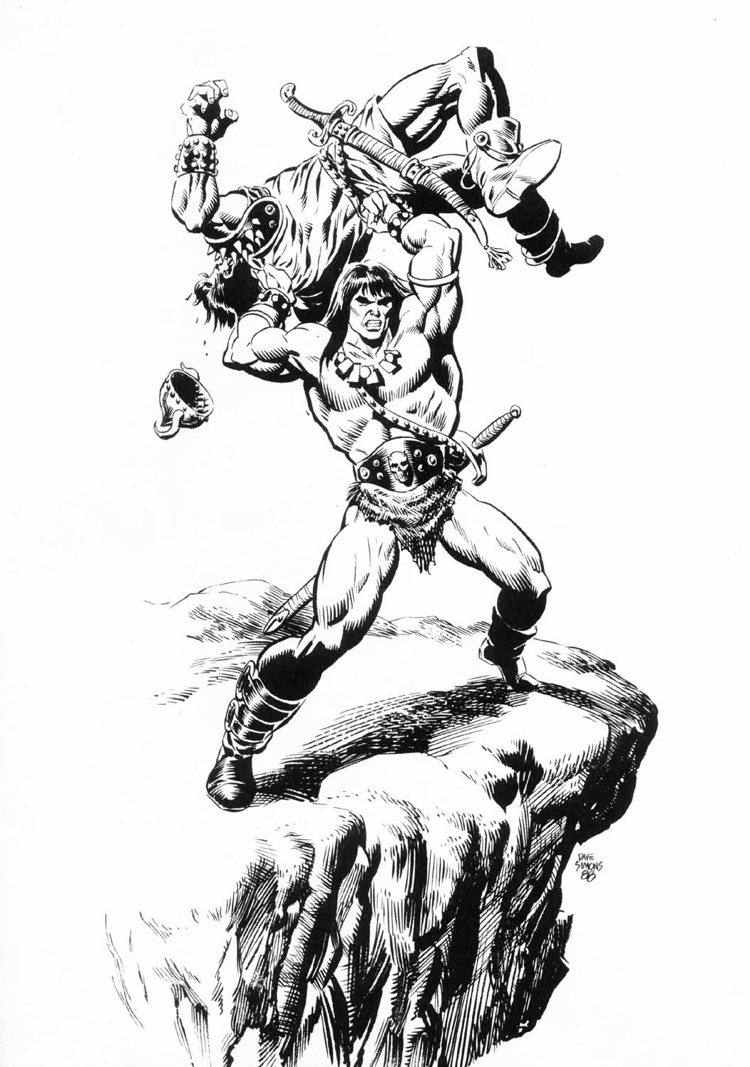 Read online The Savage Sword Of Conan comic -  Issue #156 - 56