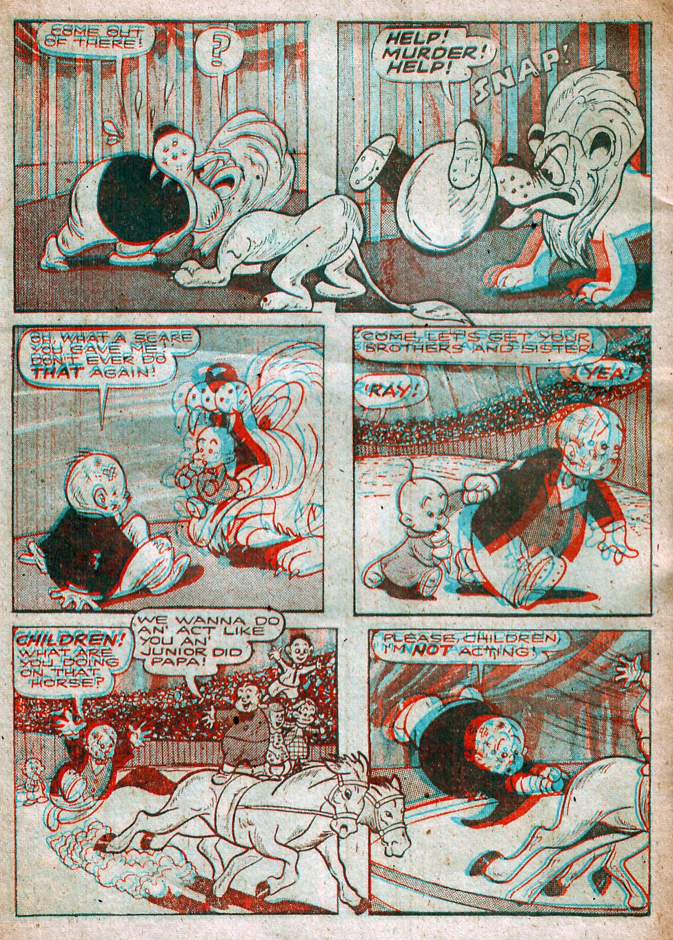 Read online 3-D Circus comic -  Issue # Full - 6