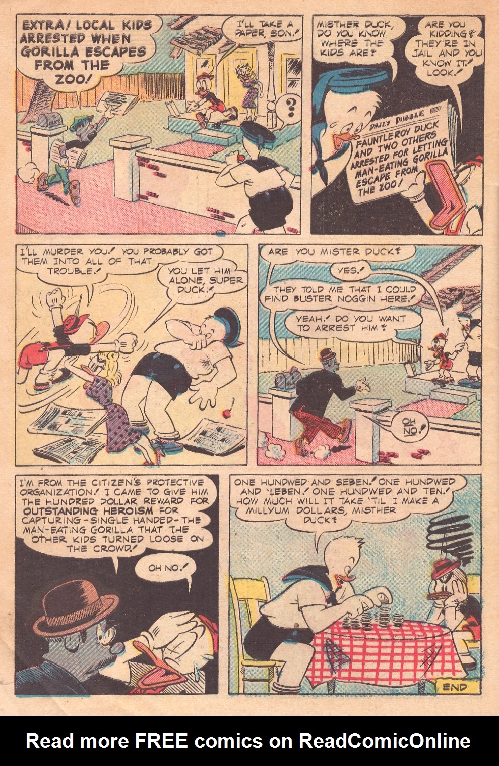 Read online Super Duck Comics comic -  Issue #40 - 50