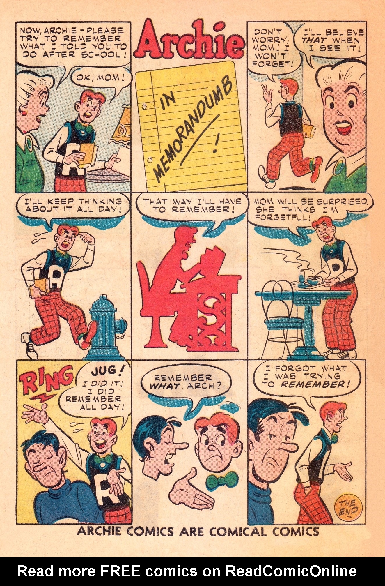 Read online Archie's Joke Book Magazine comic -  Issue #41 - 34