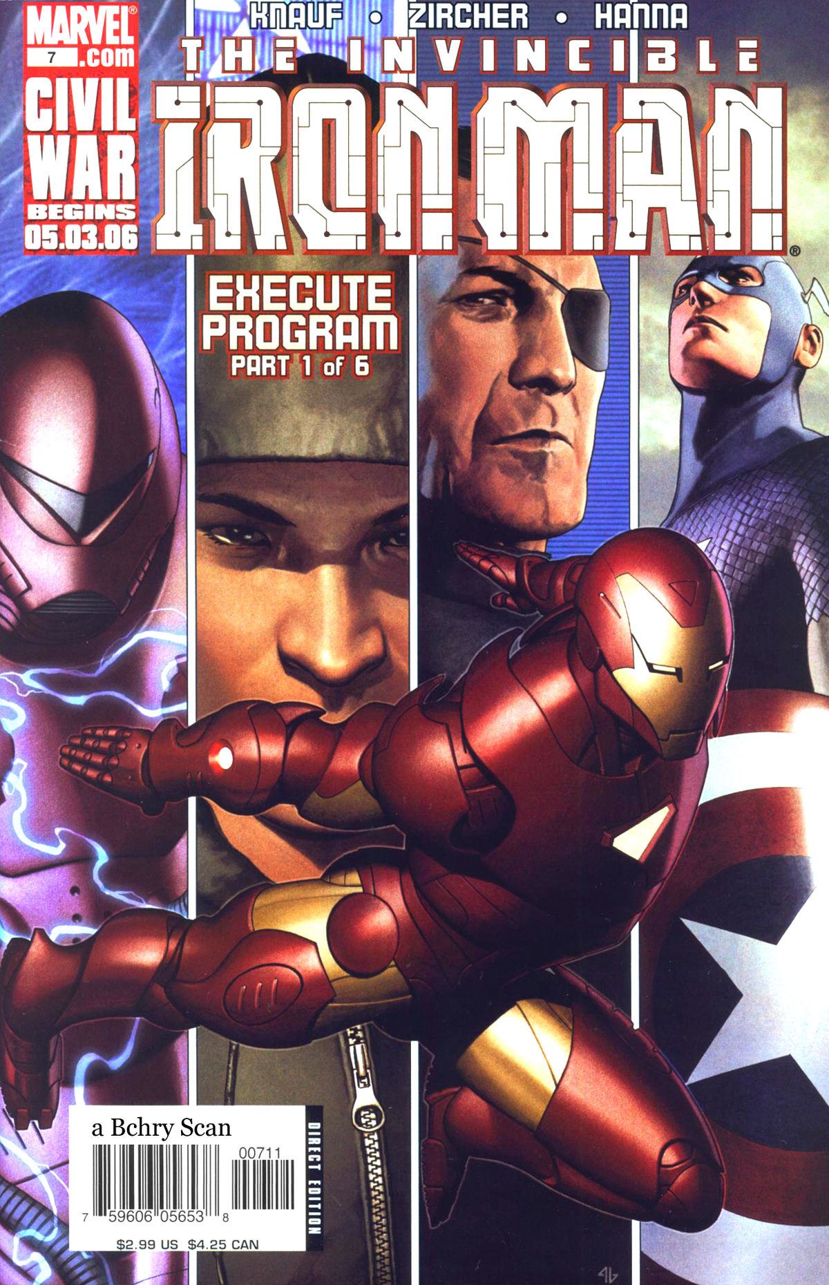 Read online The Invincible Iron Man (2007) comic -  Issue #7 - 1