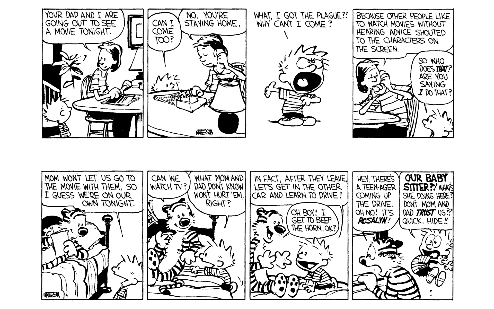 Calvin And Hobbes Babysitter Porn Comic - Calvin and Hobbes Issue 3 | Viewcomic reading comics online ...