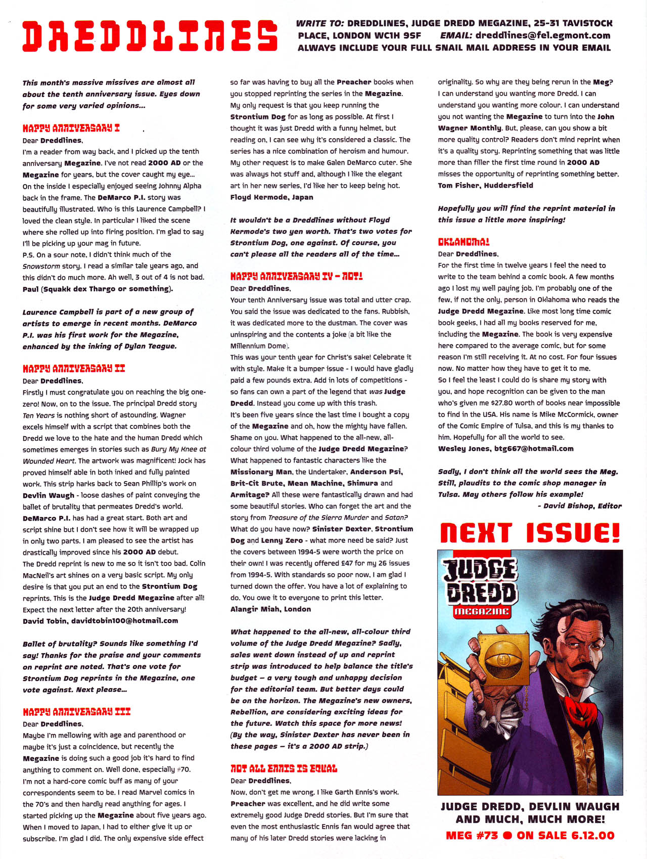 Read online Judge Dredd Megazine (vol. 3) comic -  Issue #72 - 47