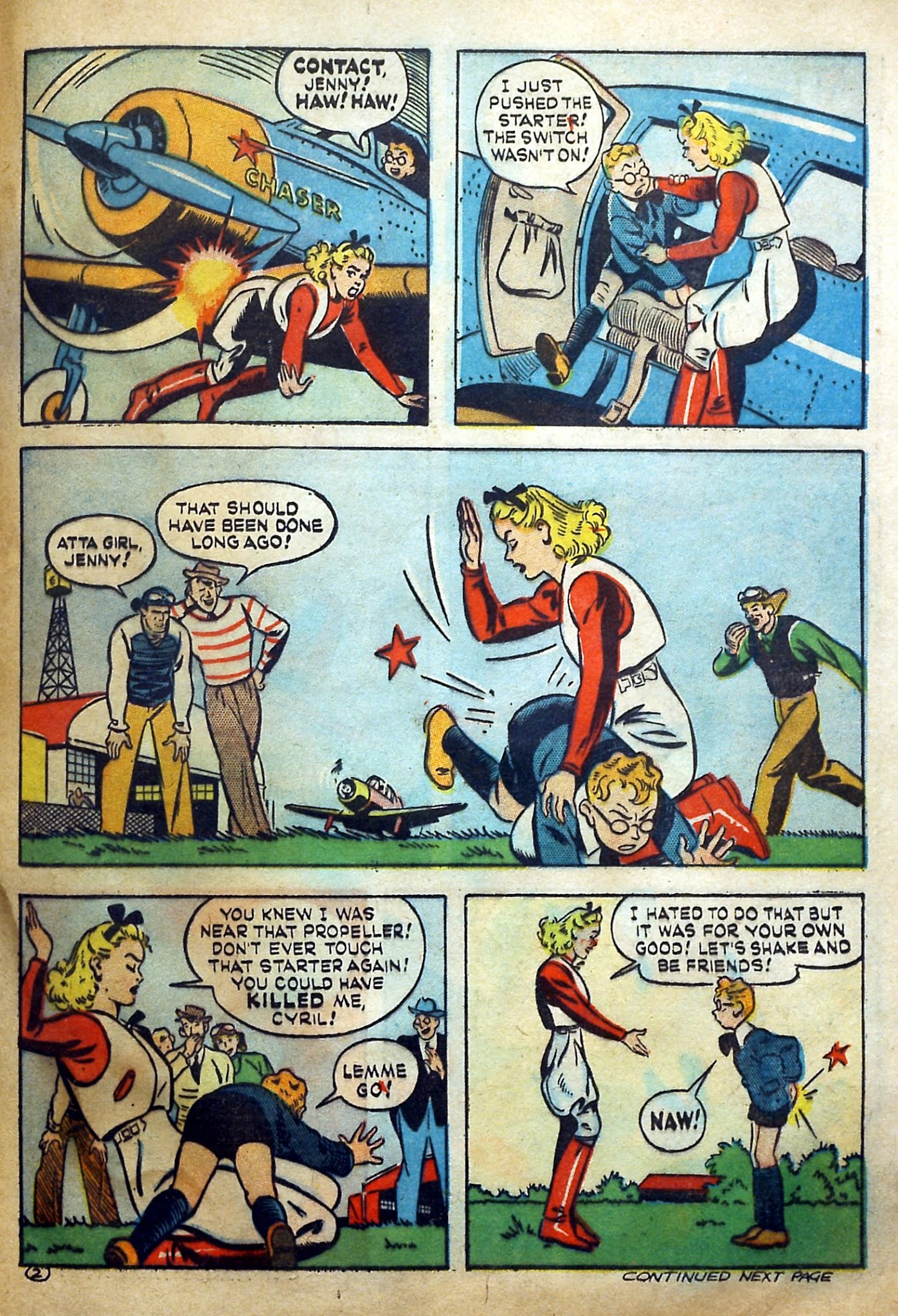 Read online Reg'lar Fellers Heroic Comics comic -  Issue #14 - 63