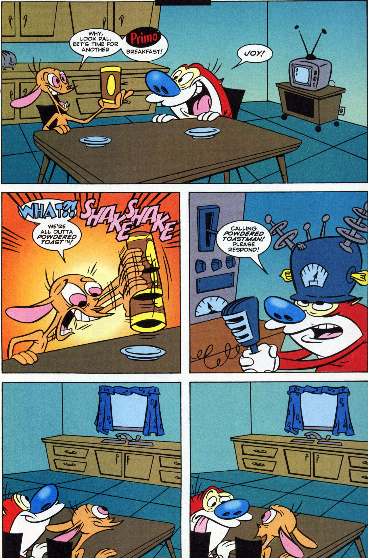 Read online The Ren & Stimpy Show Special: Powdered Toastman's Cereal Serial comic -  Issue # Full - 40