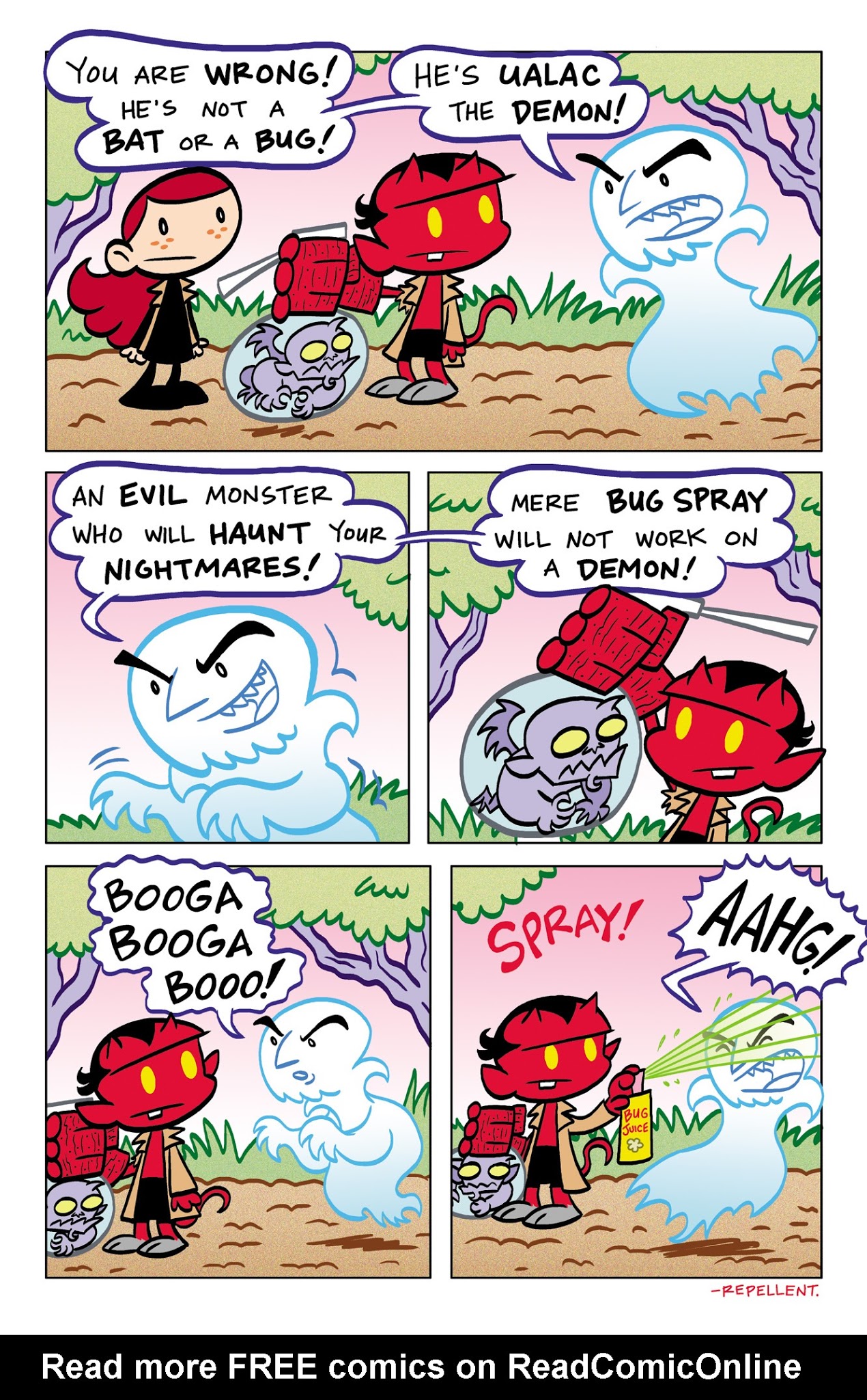 Read online Itty Bitty Hellboy comic -  Issue #2 - 16