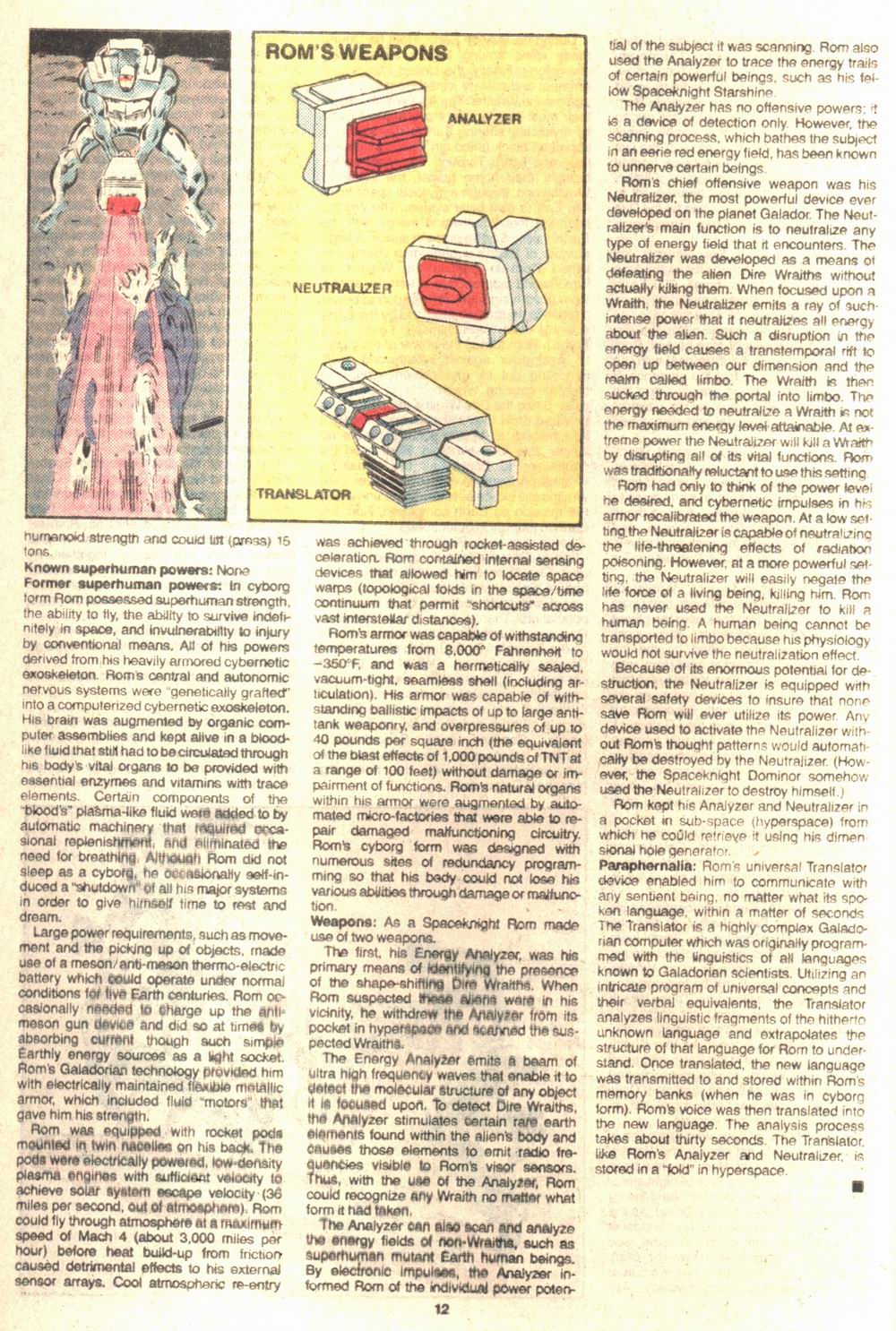 Read online The Official Handbook of the Marvel Universe Deluxe Edition comic -  Issue #11 - 14