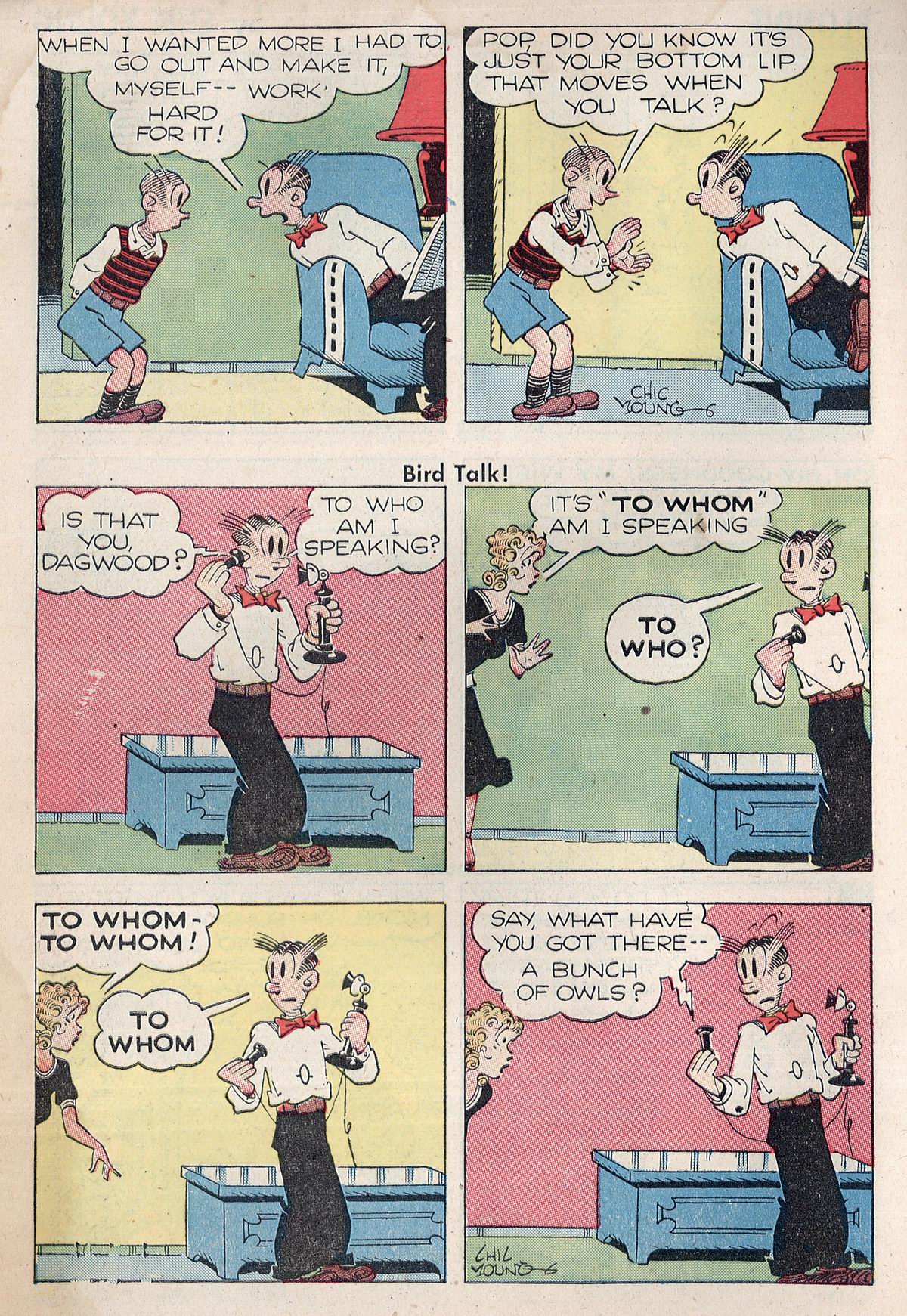 Read online Blondie Comics (1947) comic -  Issue #13 - 33