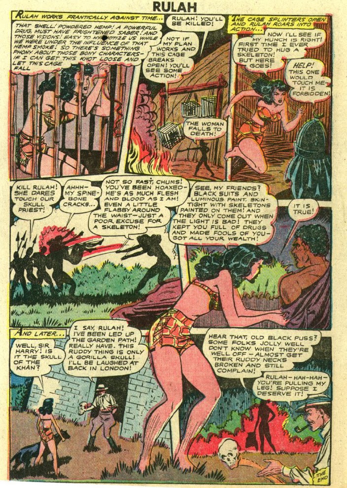 Read online Rulah - Jungle Goddess comic -  Issue #23 - 28