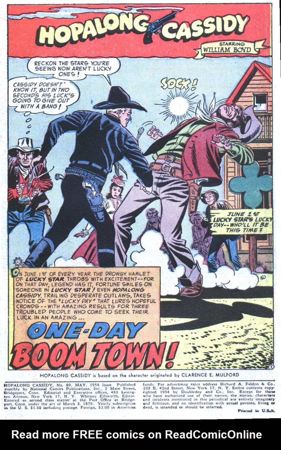Read online Hopalong Cassidy comic -  Issue #89 - 3