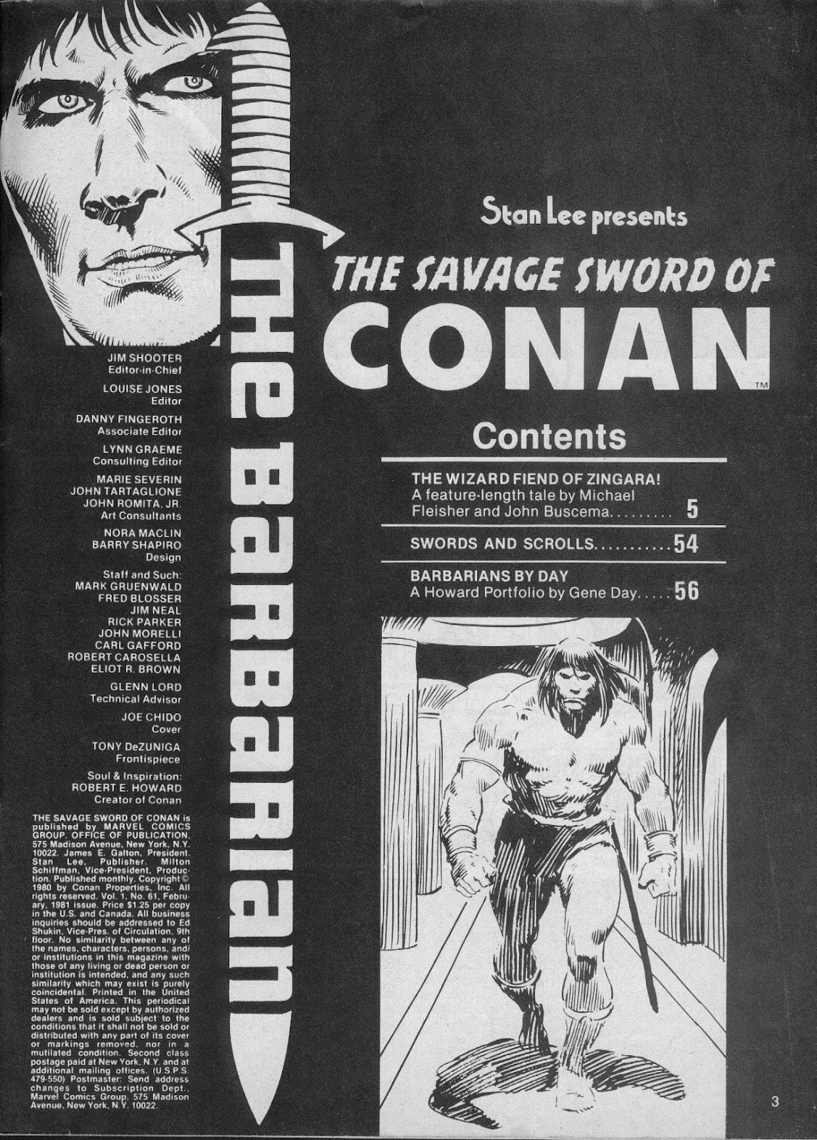 The Savage Sword Of Conan issue 61 - Page 3