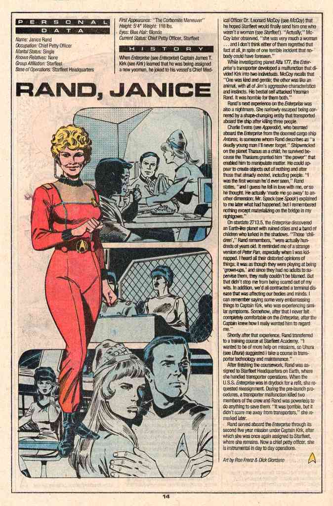 Read online Who's Who in Star Trek comic -  Issue #2 - 16