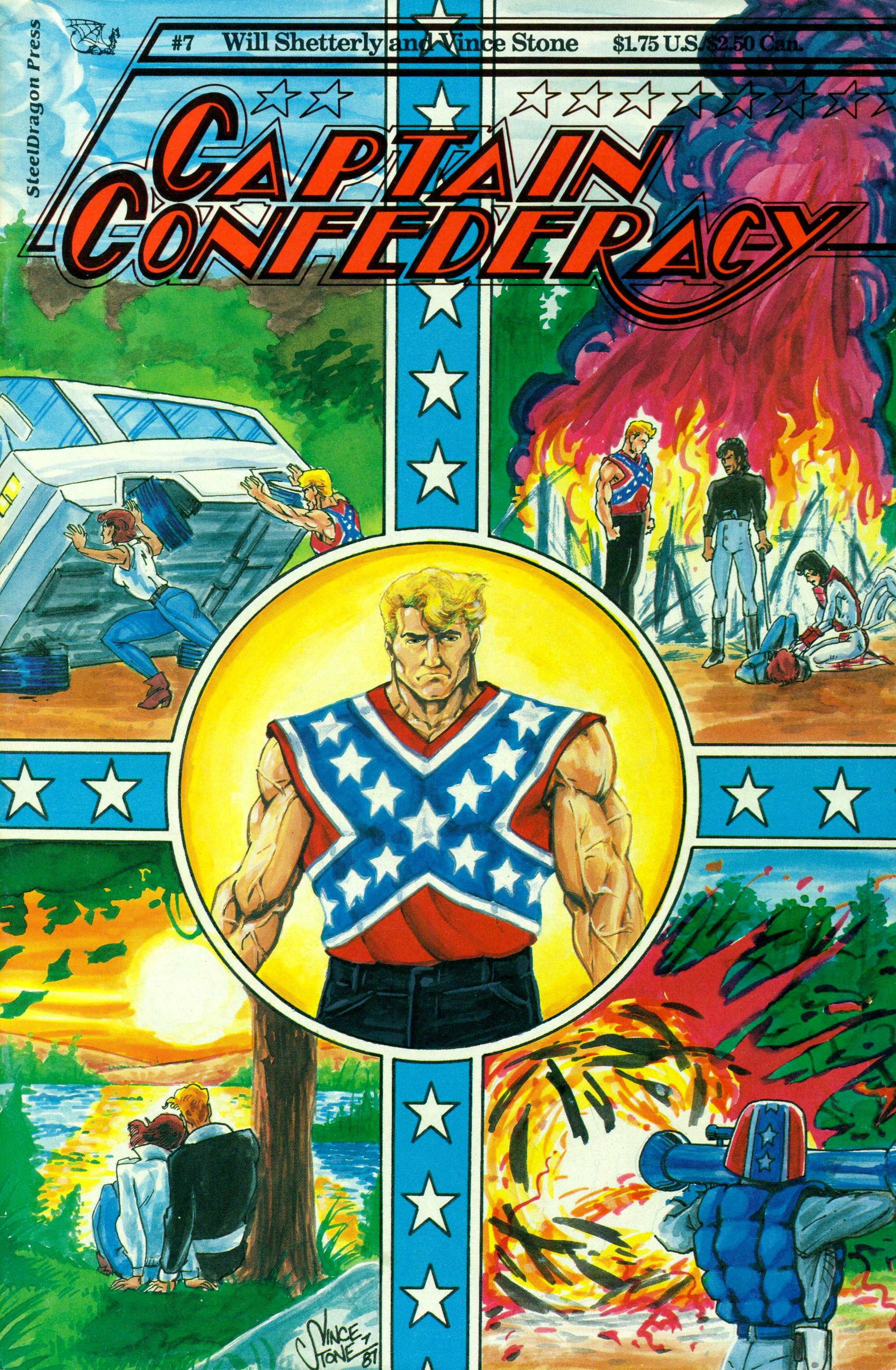 Read online Captain Confederacy (1986) comic -  Issue #7 - 1