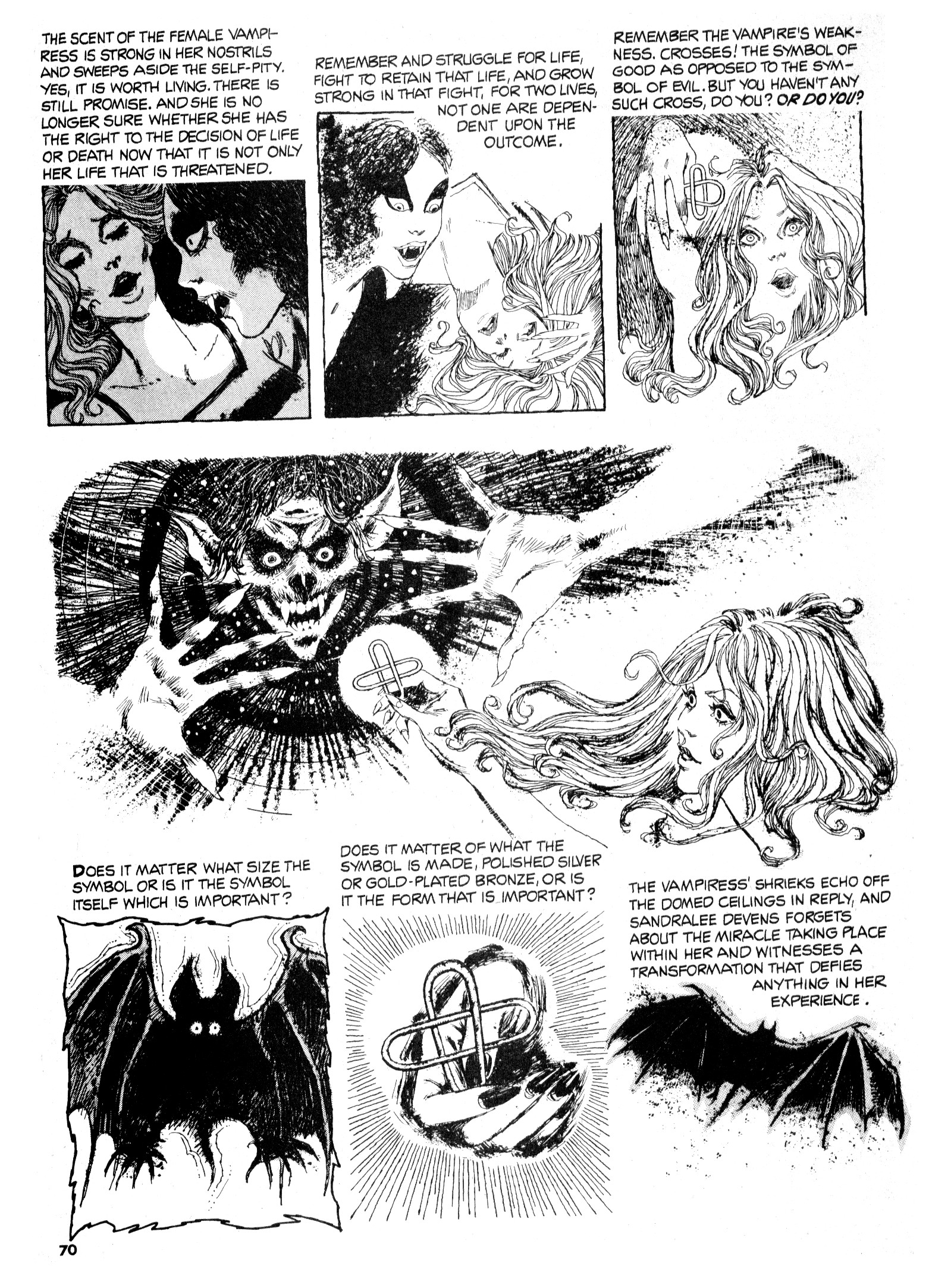 Read online Vampirella (1969) comic -  Issue #21 - 70
