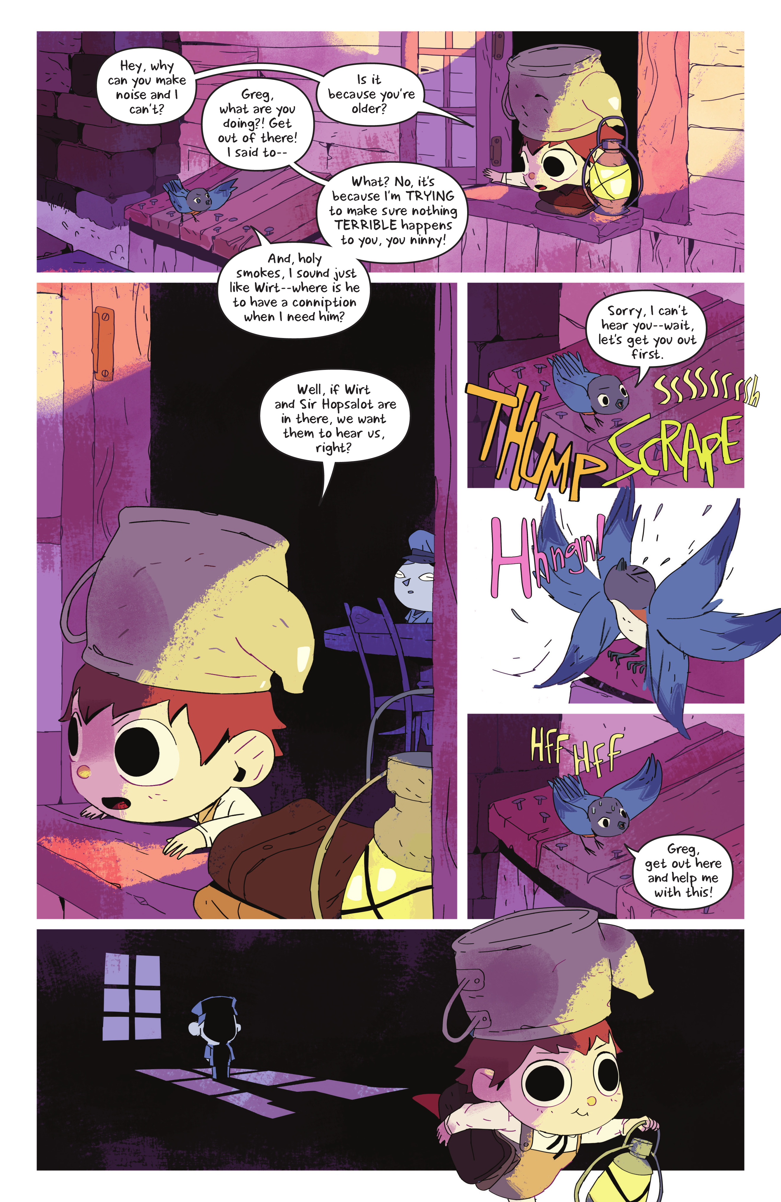 Read online Over the Garden Wall: Hollow Town comic -  Issue # TPB - 98