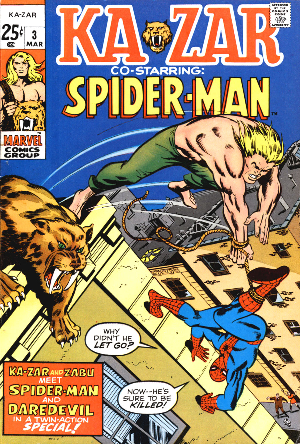 Read online Ka-Zar (1970) comic -  Issue #3 - 1