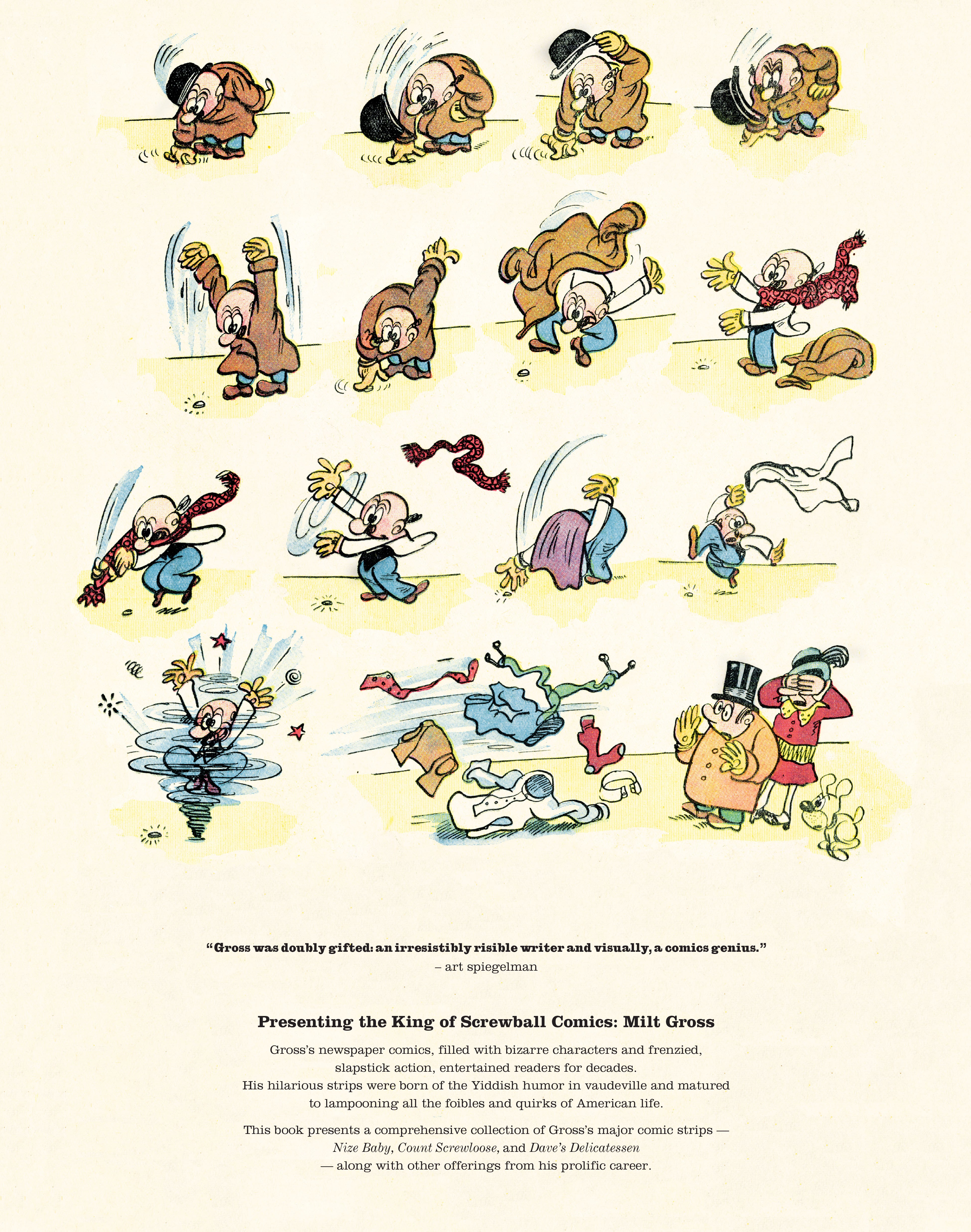 Read online Gross Exaggerations: The Meshuga Comic Strips of Milt Gross comic -  Issue # TPB - 145