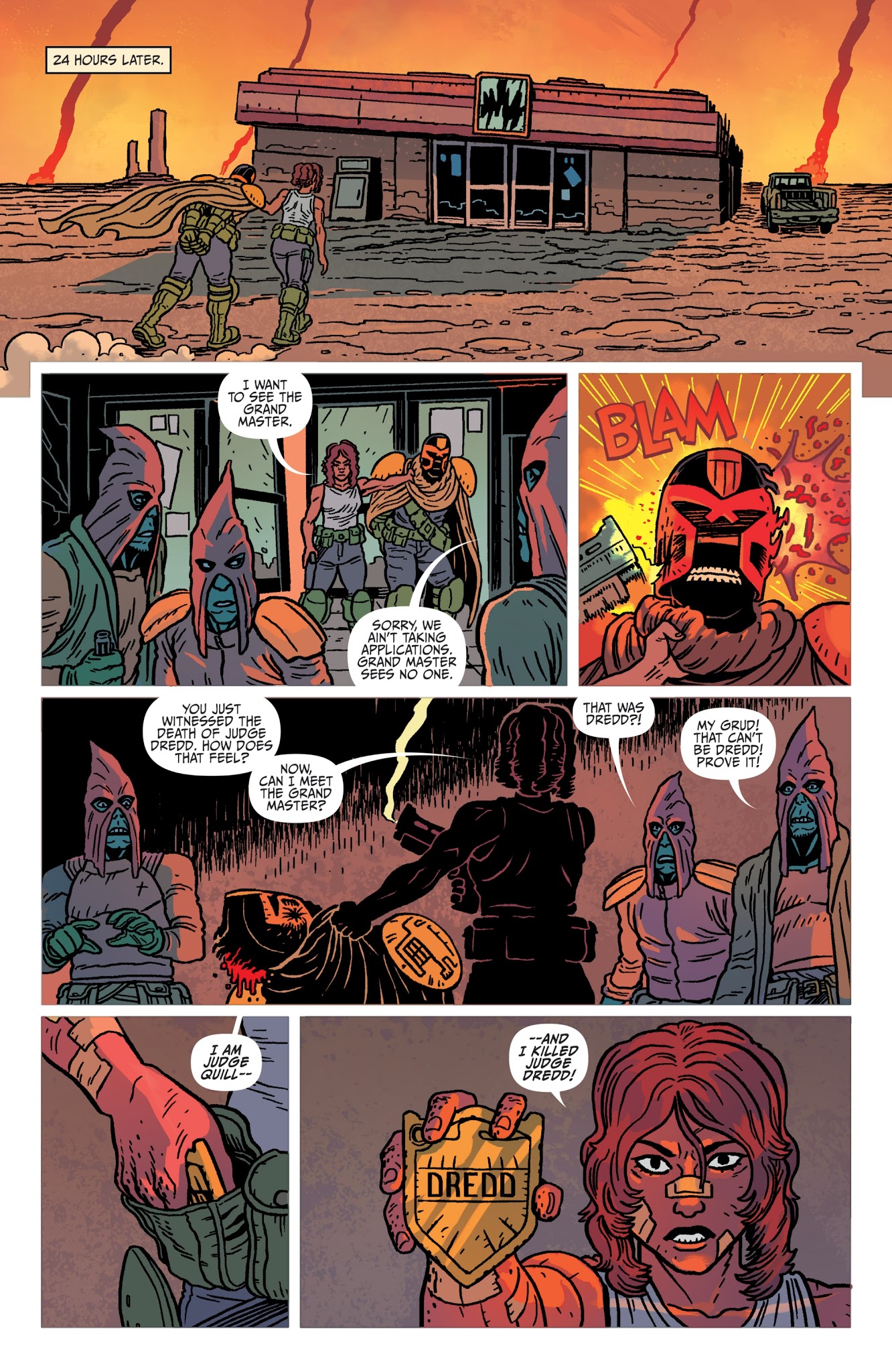 Read online Judge Dredd: The Blessed Earth comic -  Issue #7 - 18