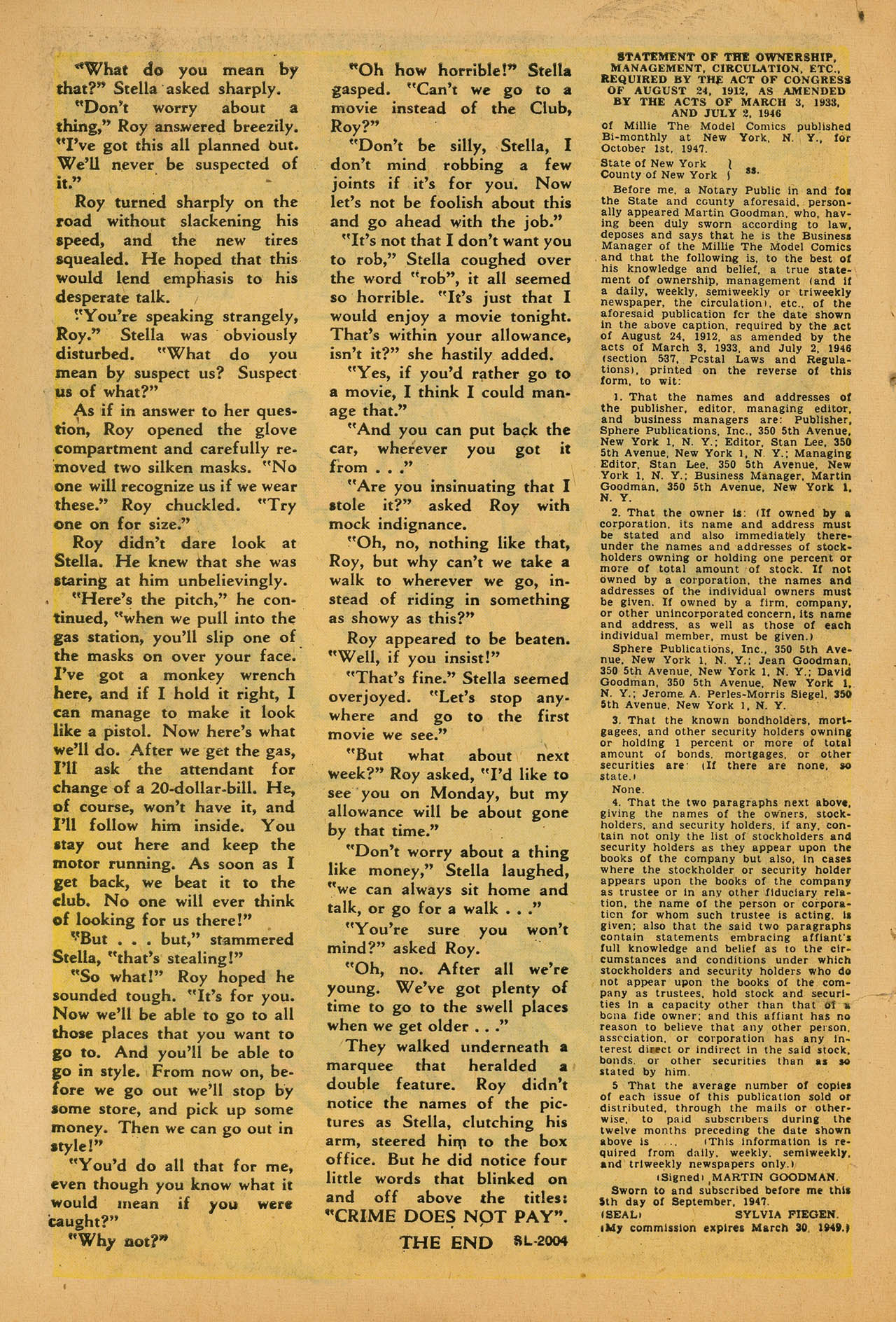 Read online Millie the Model comic -  Issue #11 - 12