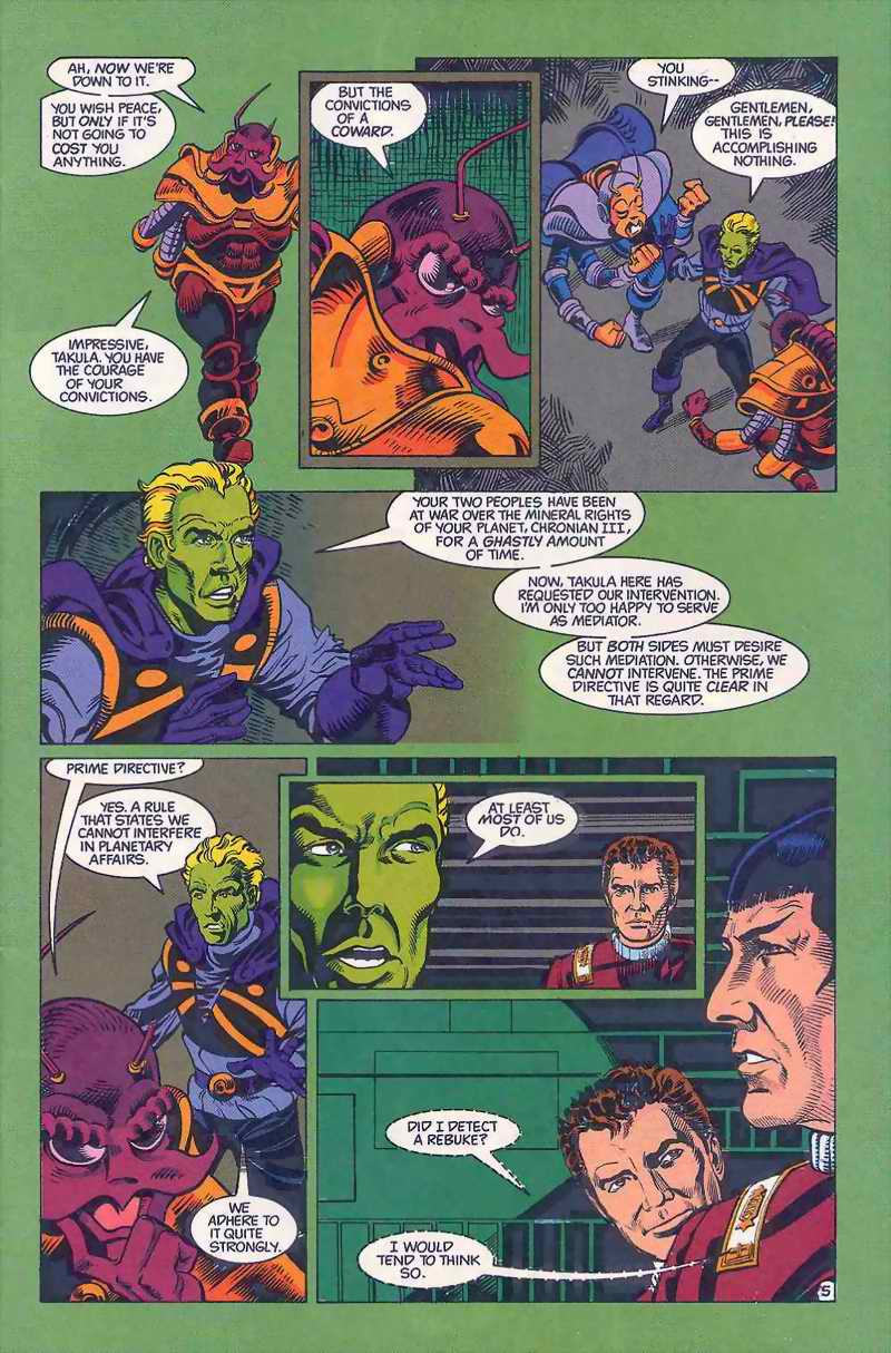 Read online Star Trek (1989) comic -  Issue #3 - 5
