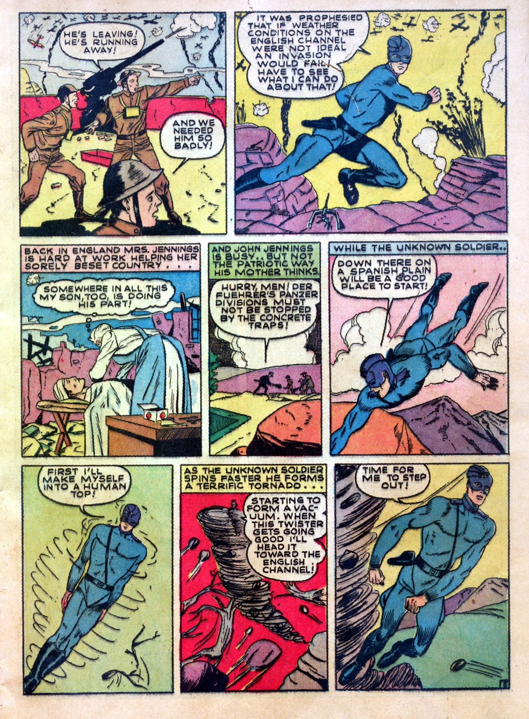 Read online Our Flag Comics comic -  Issue #1 - 7