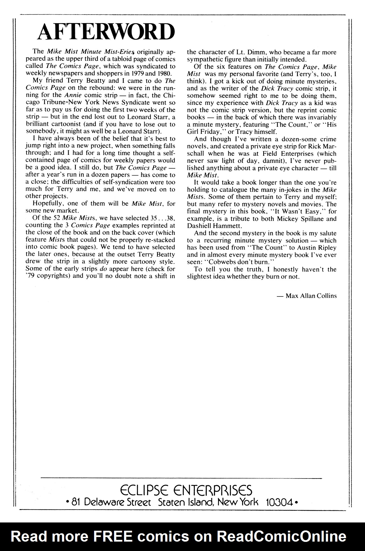Read online The Mike Mist Minute Mist-Eries comic -  Issue # Full - 43