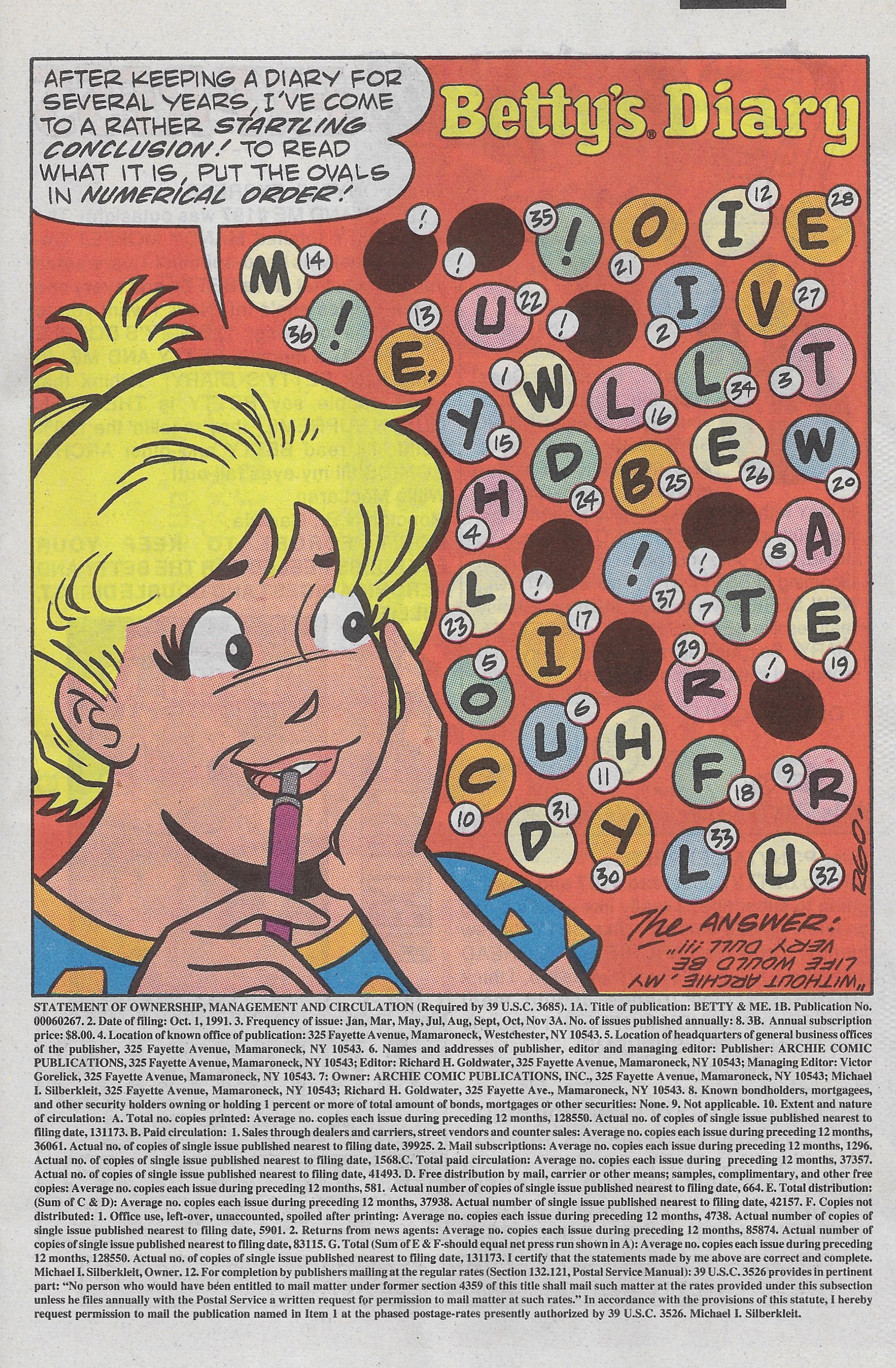 Read online Betty and Me comic -  Issue #198 - 33