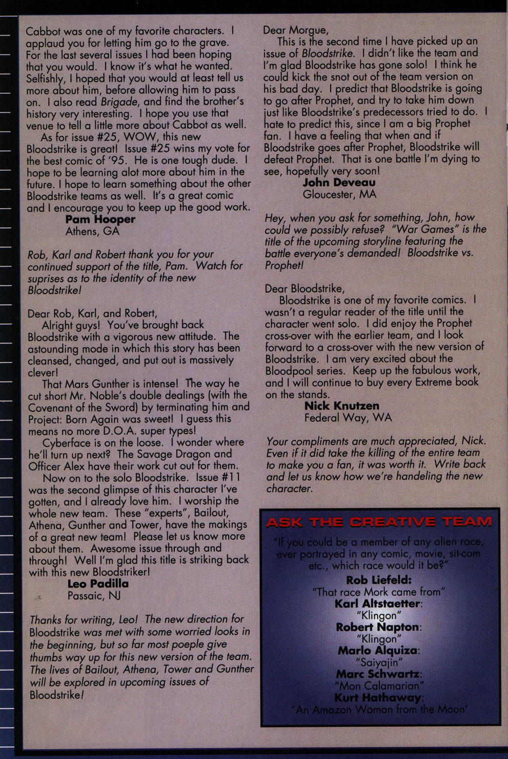 Read online Bloodstrike (1993) comic -  Issue #12 - 32