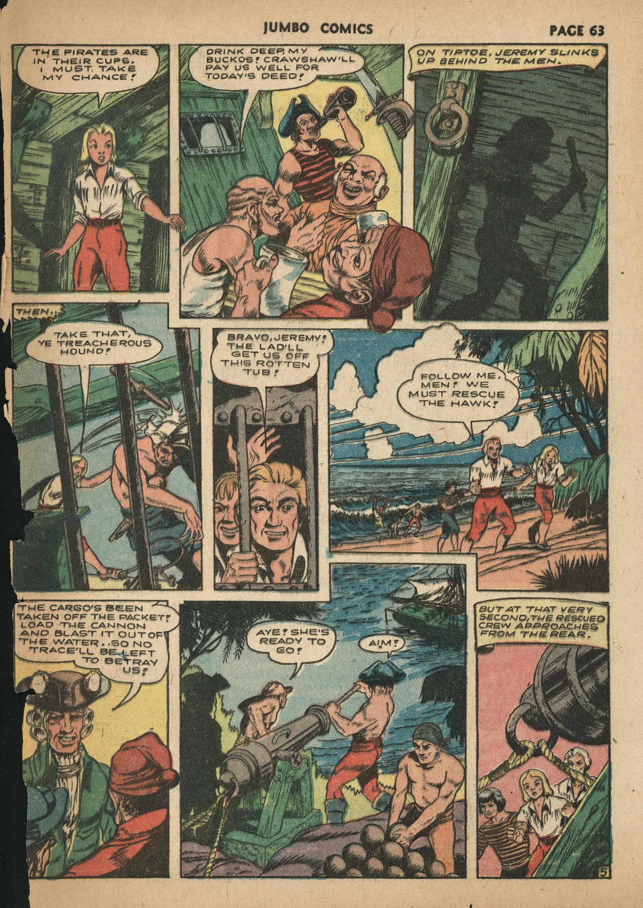 Read online Jumbo Comics comic -  Issue #44 - 65