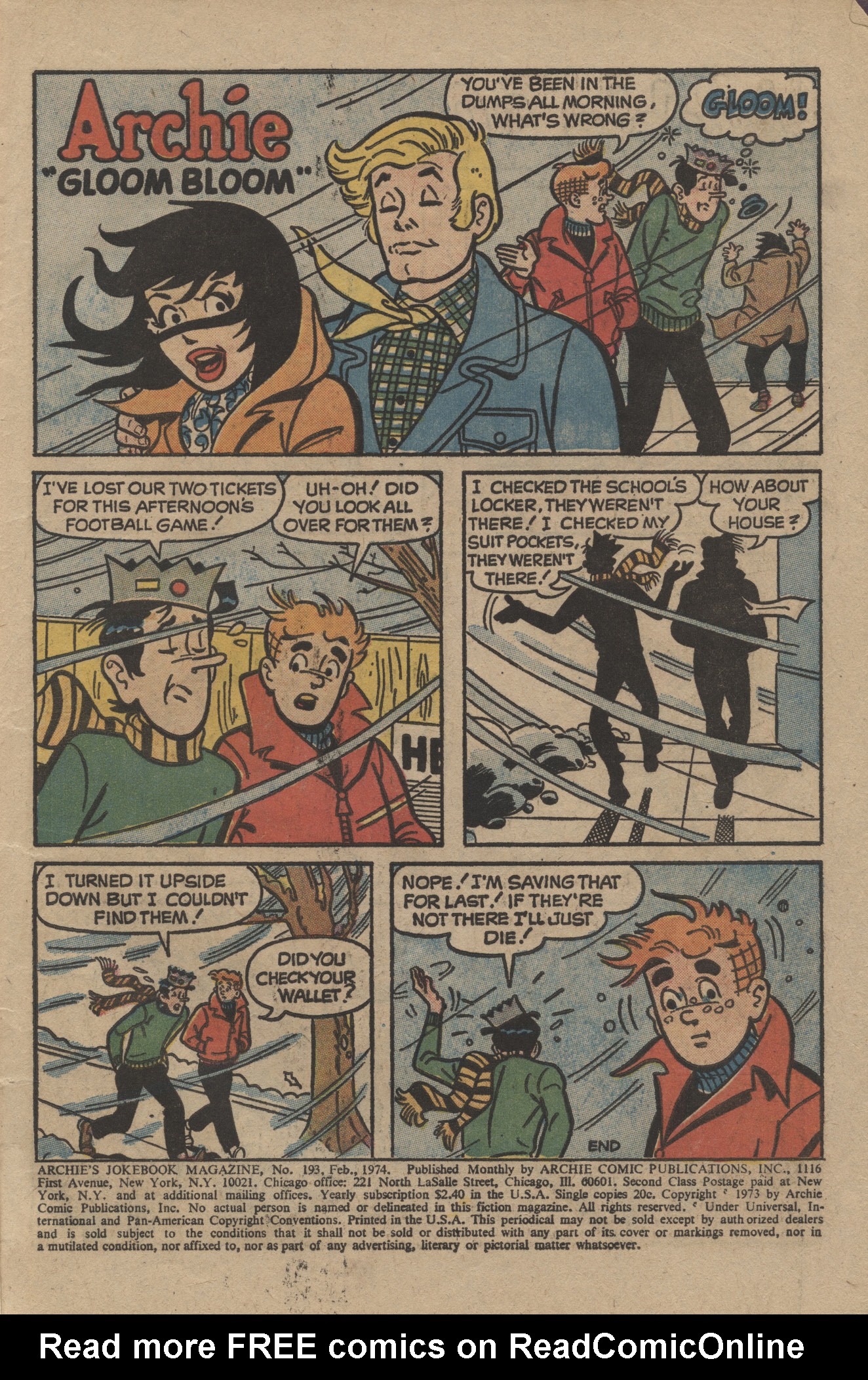 Read online Archie's Joke Book Magazine comic -  Issue #193 - 3