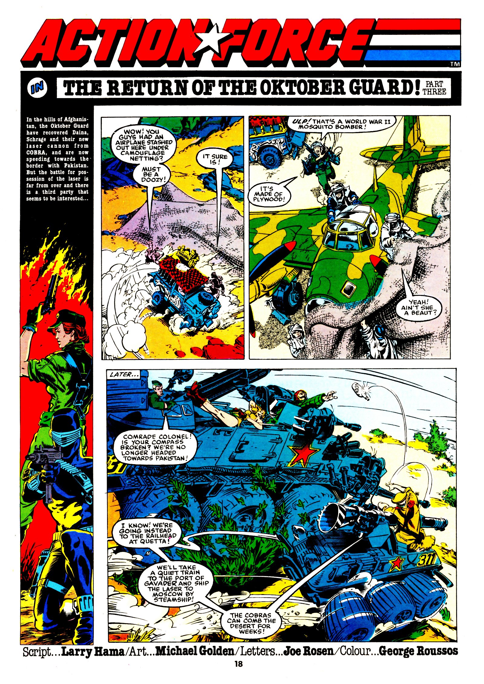 Read online Action Force comic -  Issue #33 - 18