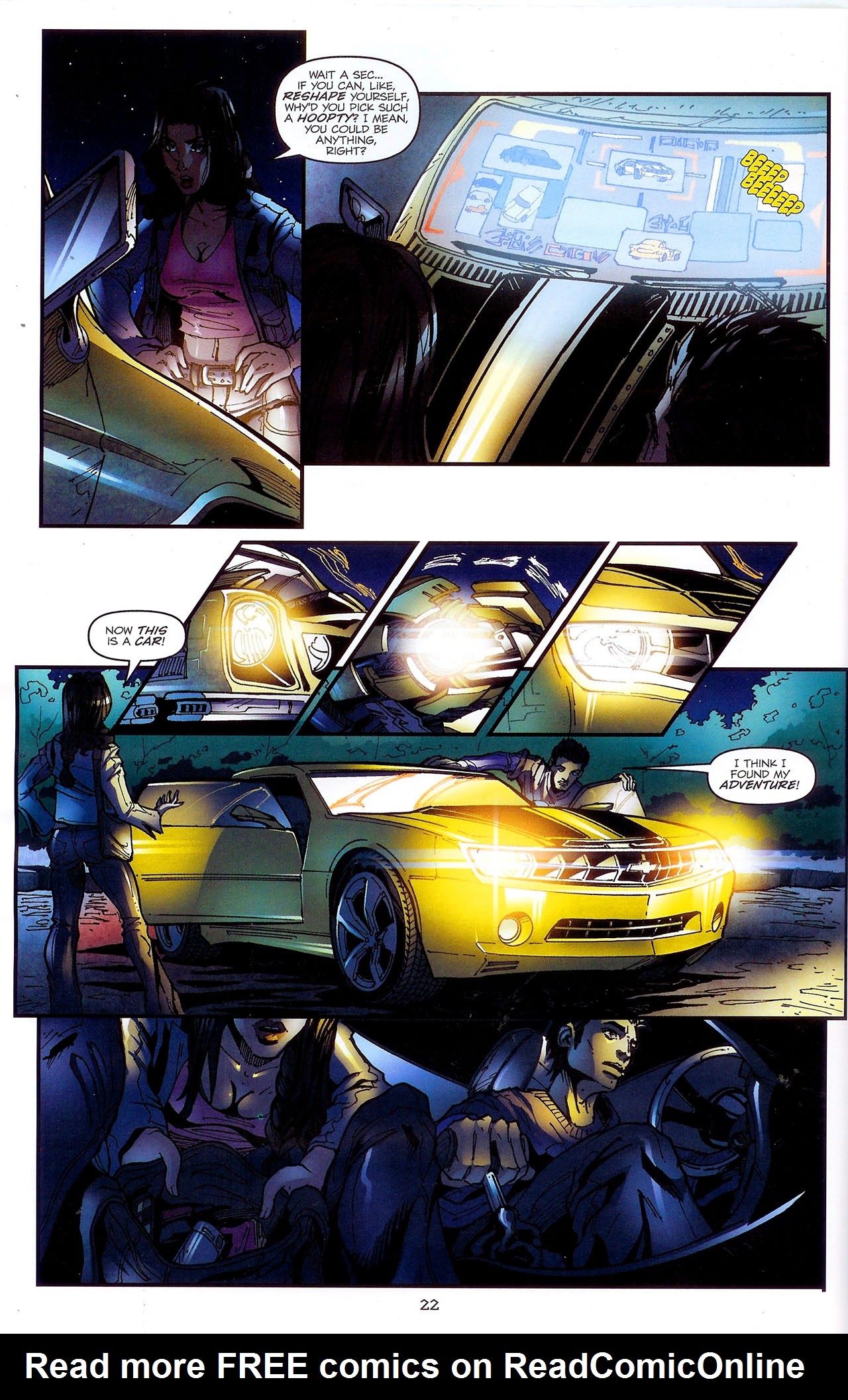 Read online Transformers: The Movie Adaptation comic -  Issue #2 - 21