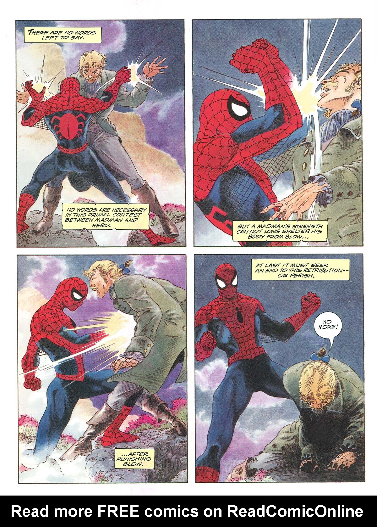 Read online Marvel Graphic Novel comic -  Issue #63 - Spider-Man - Spirits of the Earth - 71