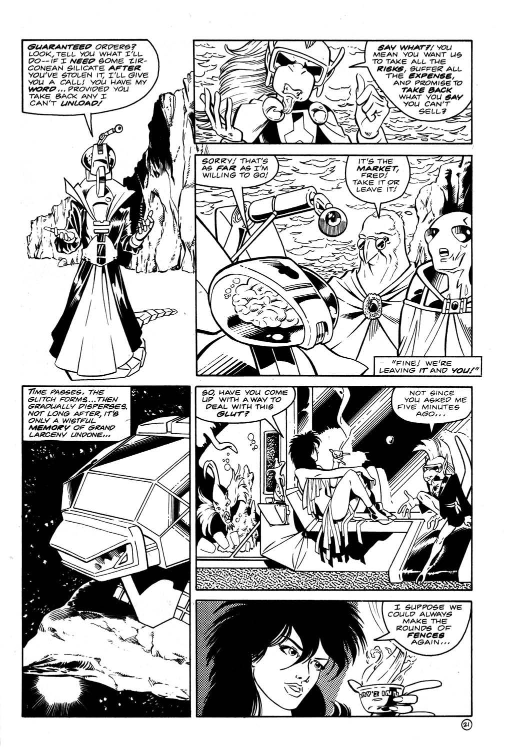 Read online Aristocratic Xtraterrestrial Time-Traveling Thieves comic -  Issue #4 - 23