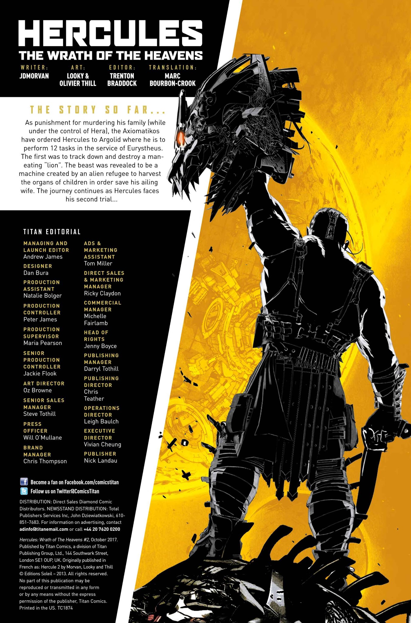 Read online Hercules: Wrath of The Heavens comic -  Issue #2 - 2