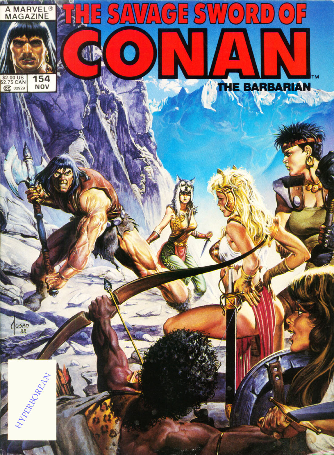 Read online The Savage Sword Of Conan comic -  Issue #154 - 1