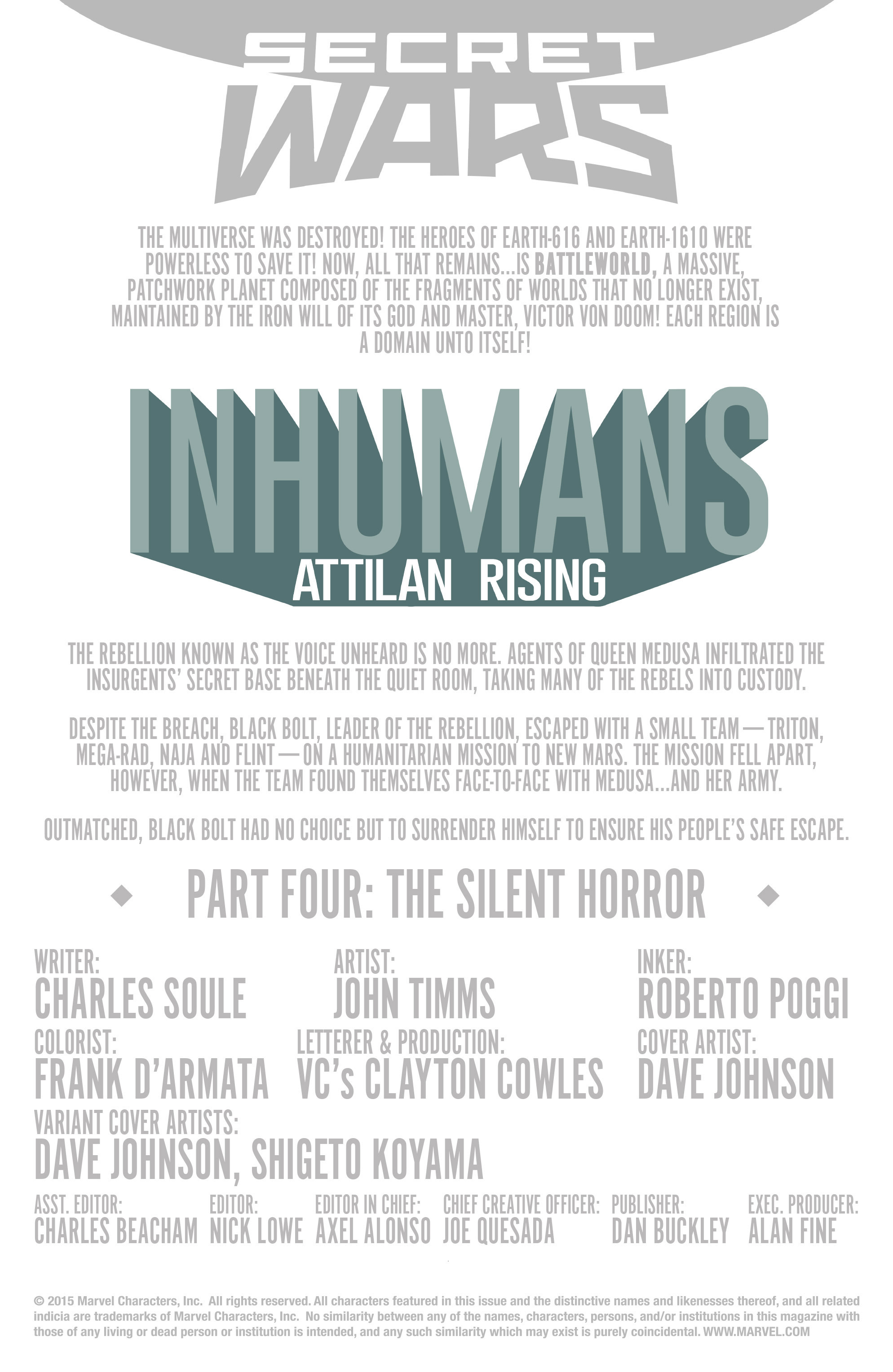 Read online Inhumans: Attilan Rising comic -  Issue #4 - 2