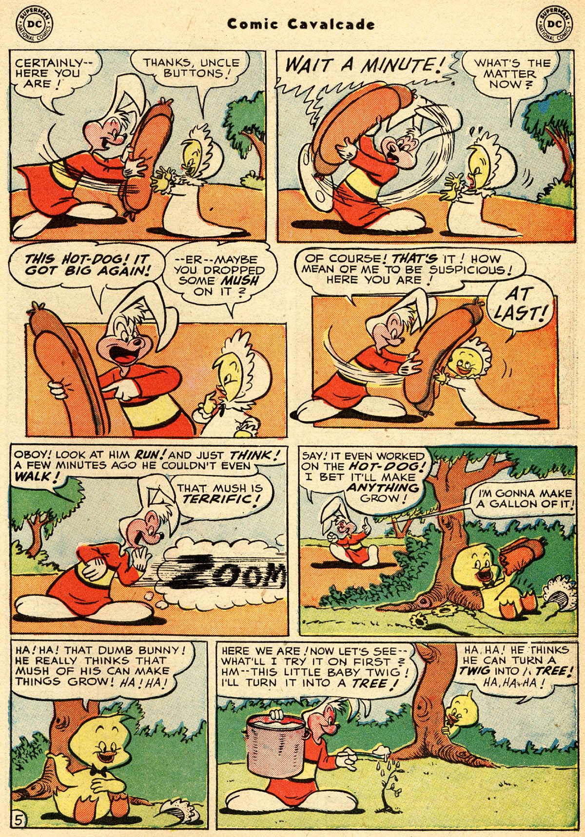 Read online Comic Cavalcade comic -  Issue #50 - 51