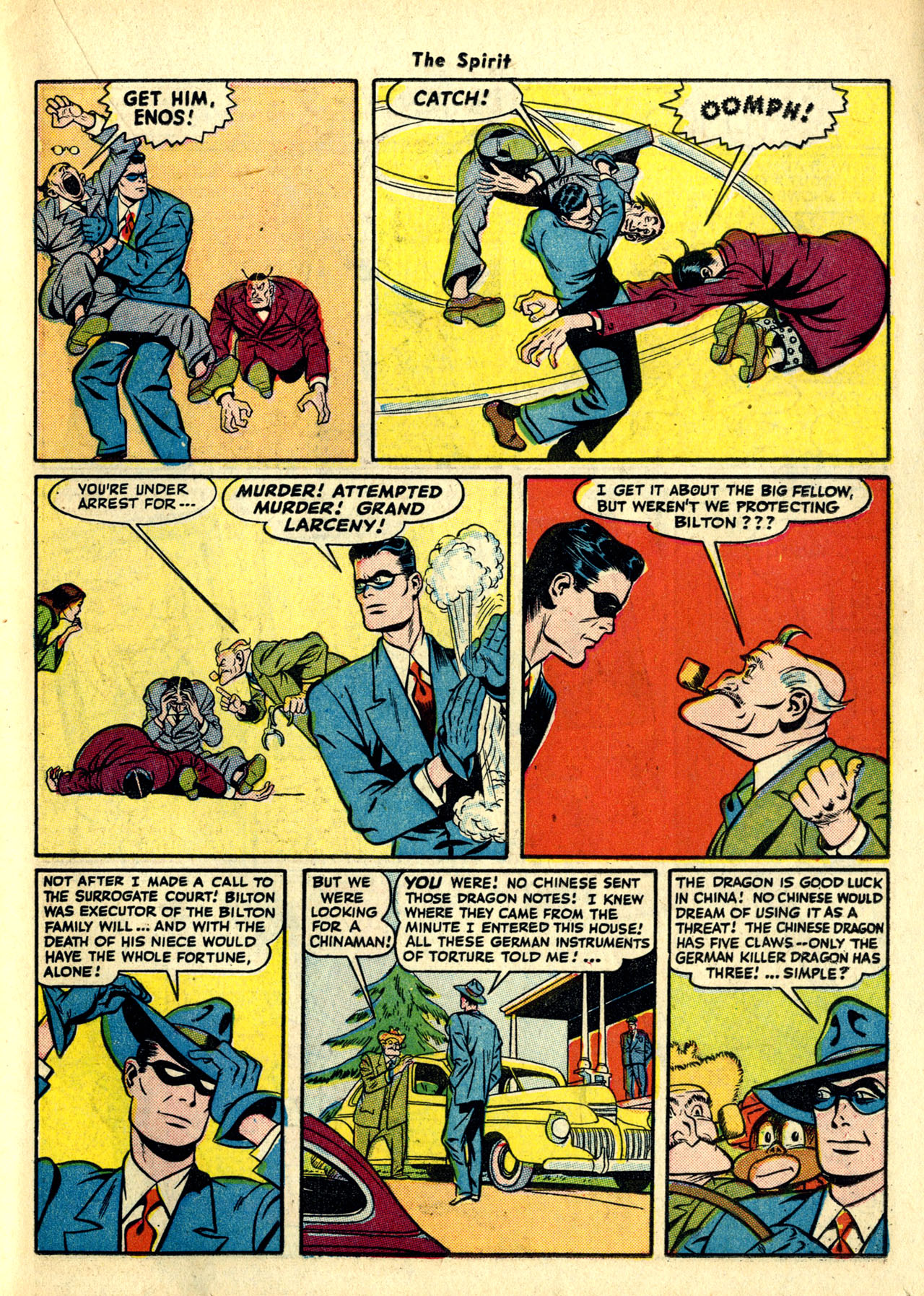 Read online The Spirit (1944) comic -  Issue #7 - 33