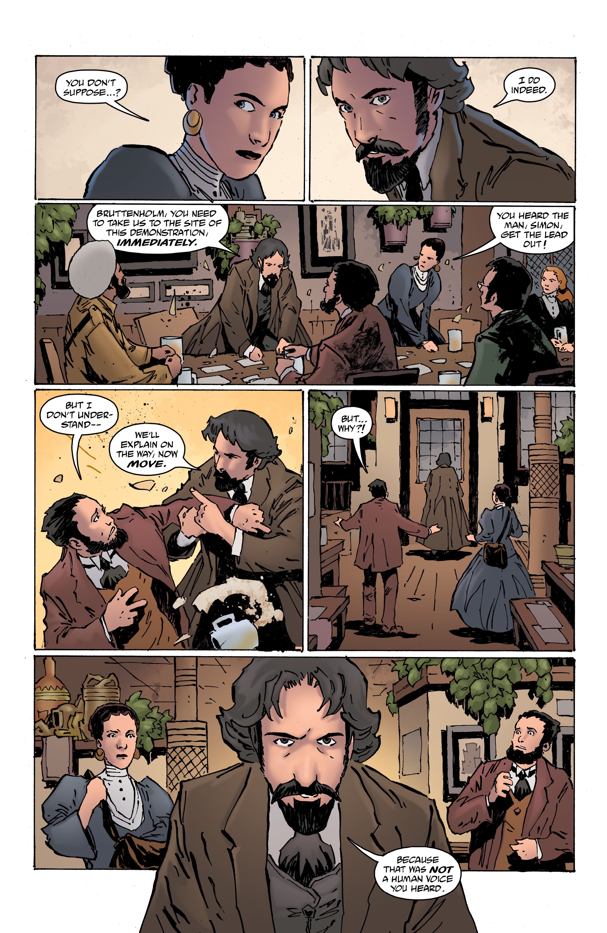 Read online Hellboy: The Silver Lantern Club comic -  Issue #1 - 12