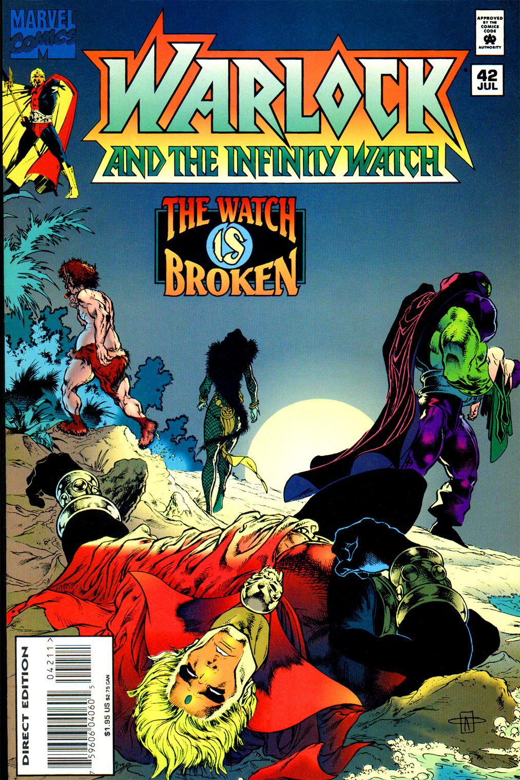 Read online Warlock and the Infinity Watch comic -  Issue #42 - 1