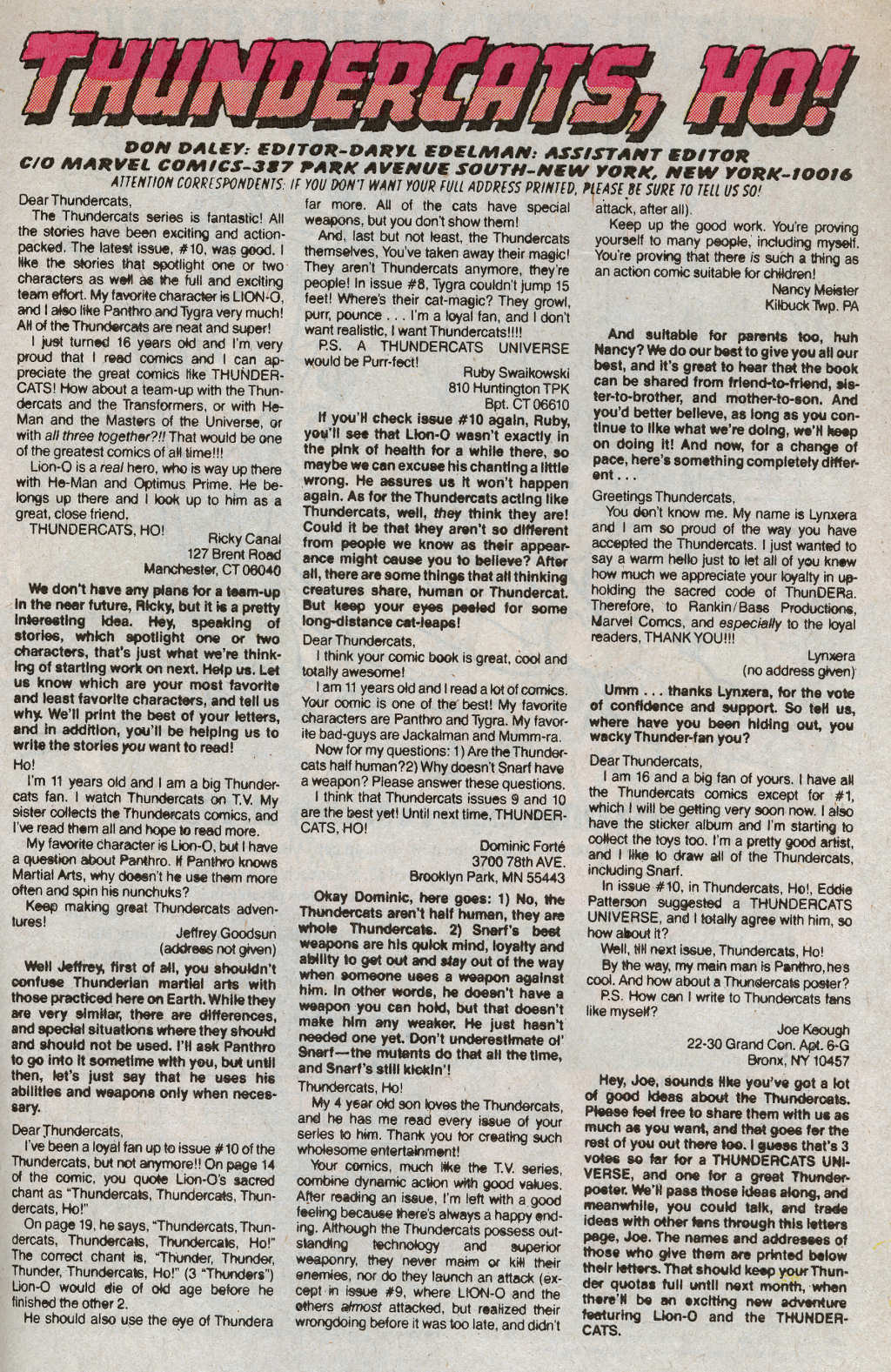 Read online ThunderCats (1985) comic -  Issue #13 - 33