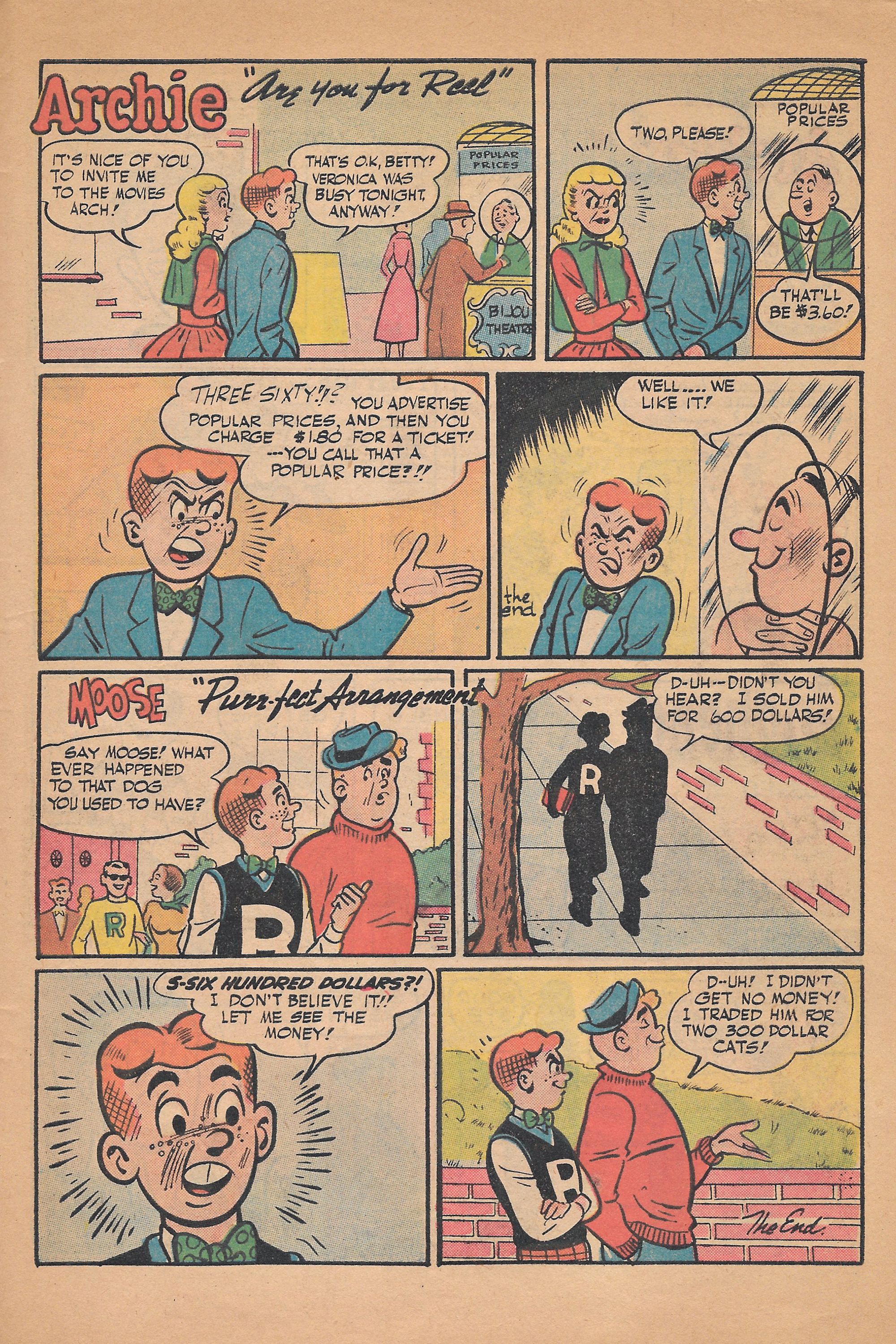 Read online Archie's Joke Book Magazine comic -  Issue #31 - 31
